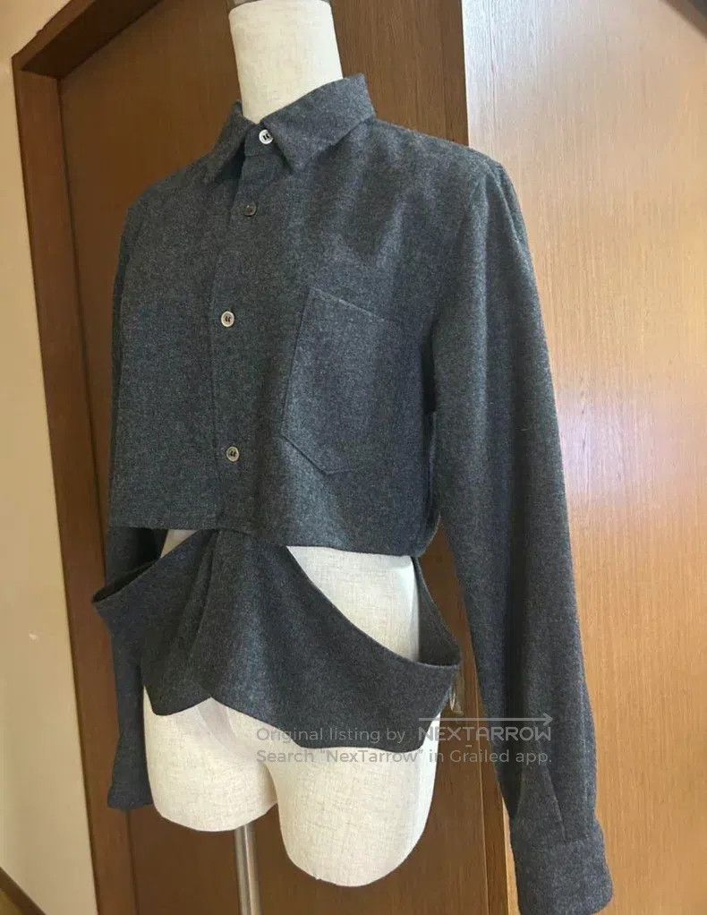 Comme des Garcons Comme Des Garcons Shirt Jacket Wool Size M / US 6-8 / IT 42-44 - 3 Thumbnail