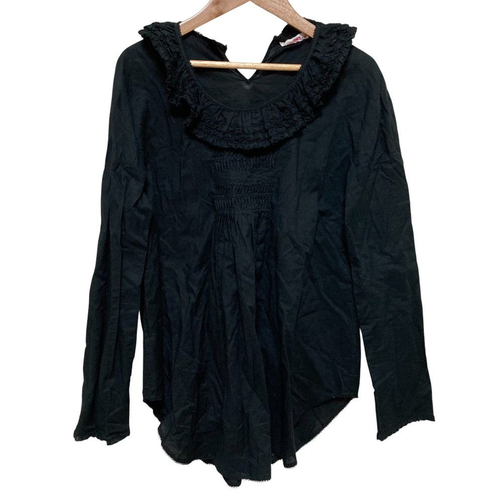 Other Other WONDERFUL WORLD Frill Collar Long Sleeve Blouse Textile Tops DUTY FREE for USA Size ONE SIZE - 1 Thumbnail