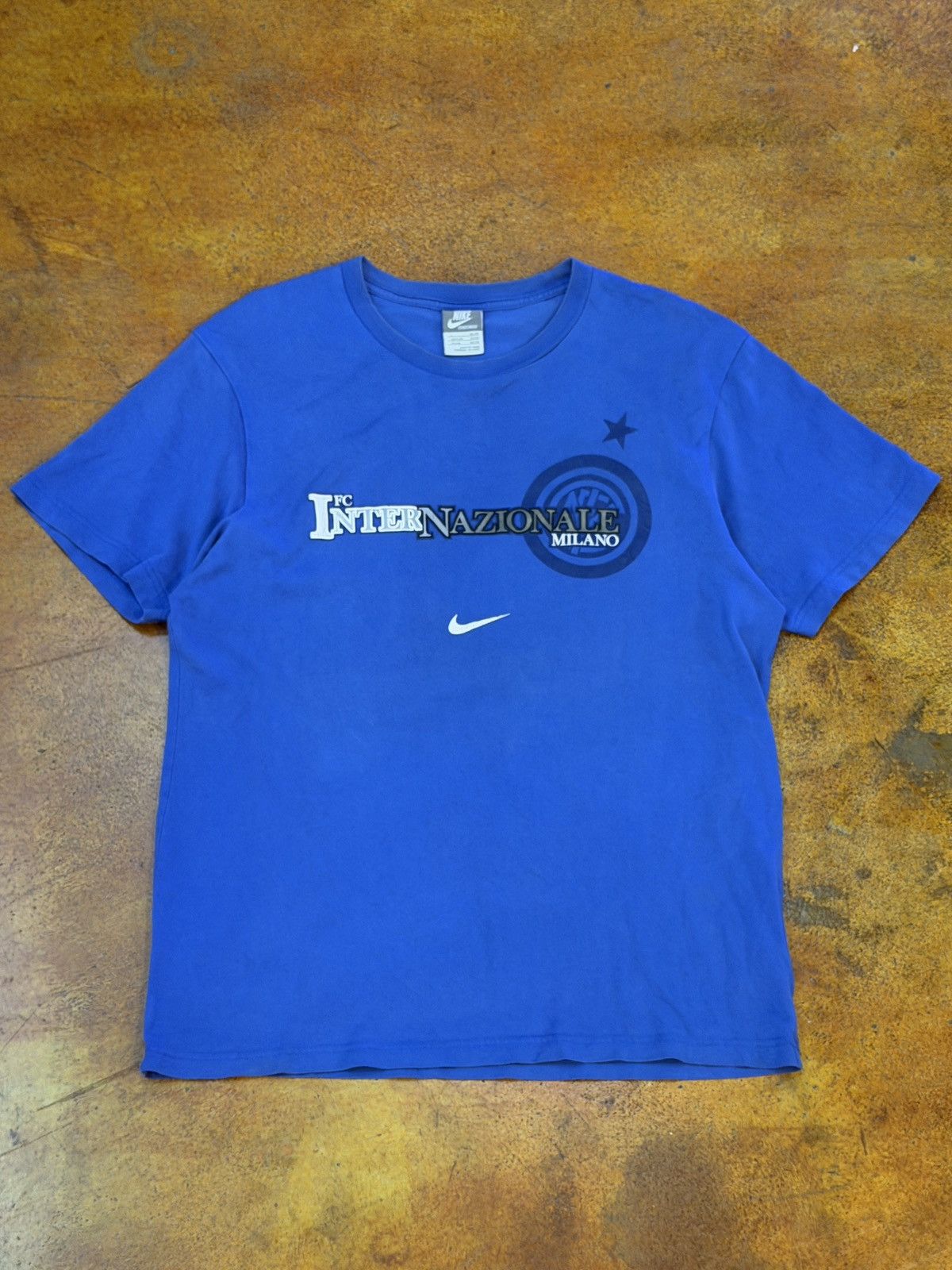 Nike Vintage Inter Milan 00's Nike Football T-shirt Size US L / EU 52-54 / 3 - 2 Thumbnail