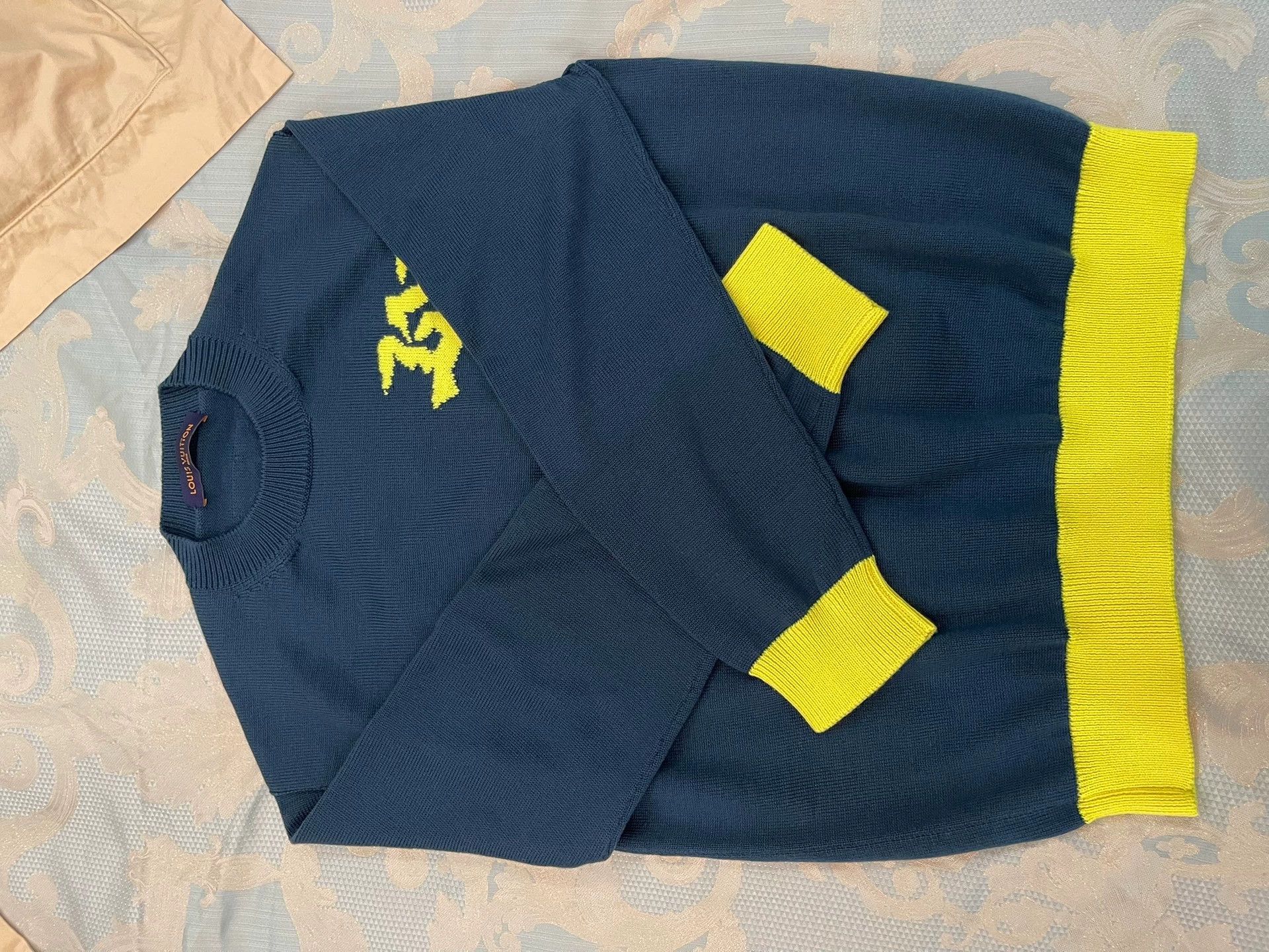 Louis Vuitton LV Knit Logo Wool Sweater Size L Size US L / EU 52-54 / 3 - 3 Thumbnail