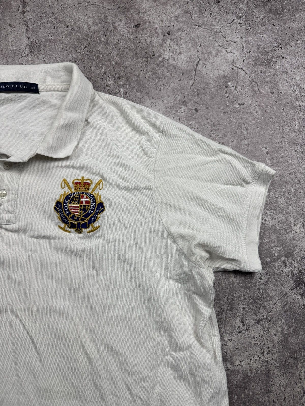 Polo Ralph Lauren Vintage Polo Ralph Lauren Y2K Club Polo T-shirt Size US XXL / EU 58 / 5 - 3 Thumbnail