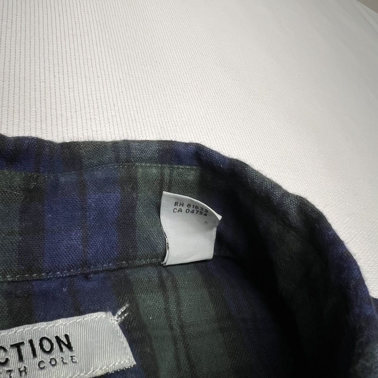 Kenneth Cole Kenneth Cole Reaction Flannel Shirt Button Down Green Blue Size US XL / EU 56 / 4 - 6 Thumbnail
