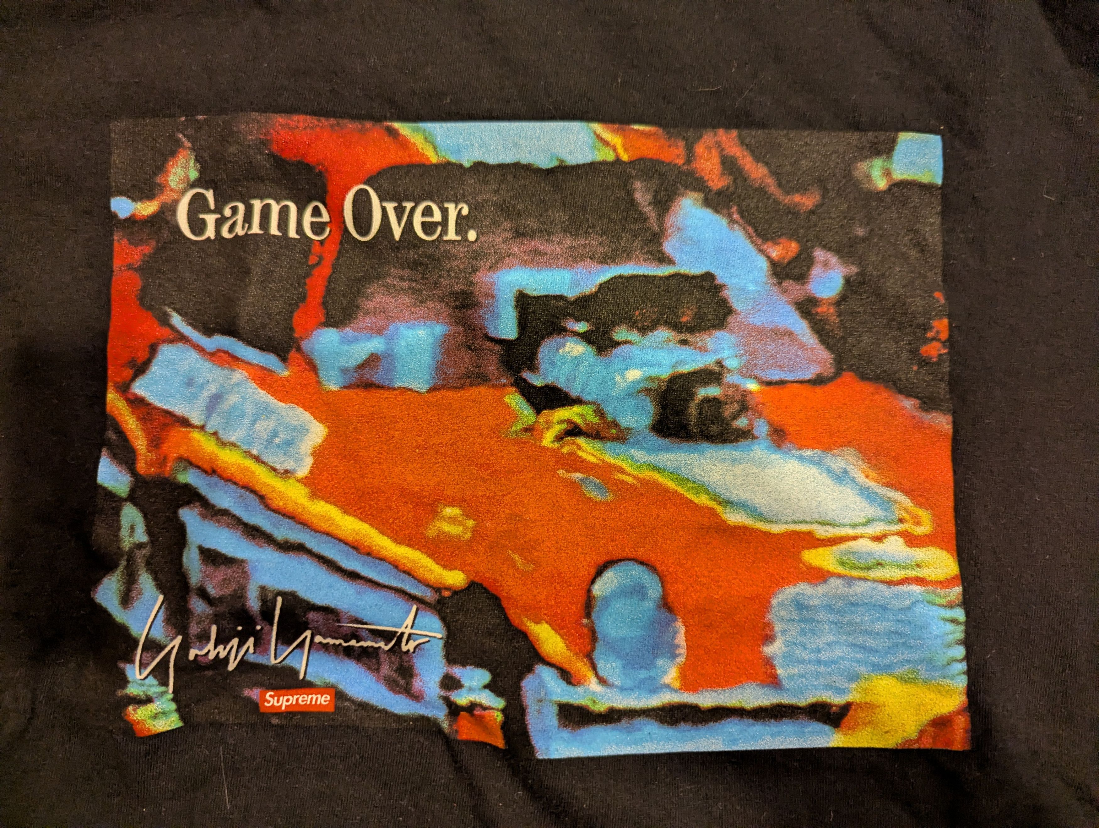 Supreme Supreme x Yohji Yamamoto "Game Over" Tee Size US M / EU 48-50 / 2 - 2 Thumbnail