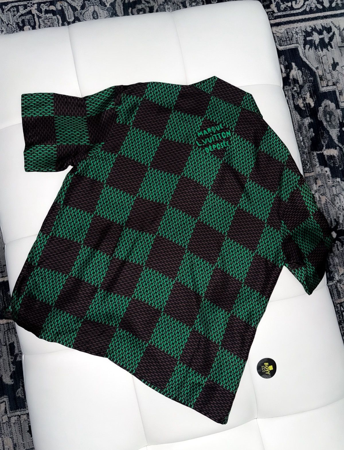 Louis Vuitton Louis vuitton damier logo silk shirt Size US S / EU 44-46 / 1 - 2 Thumbnail