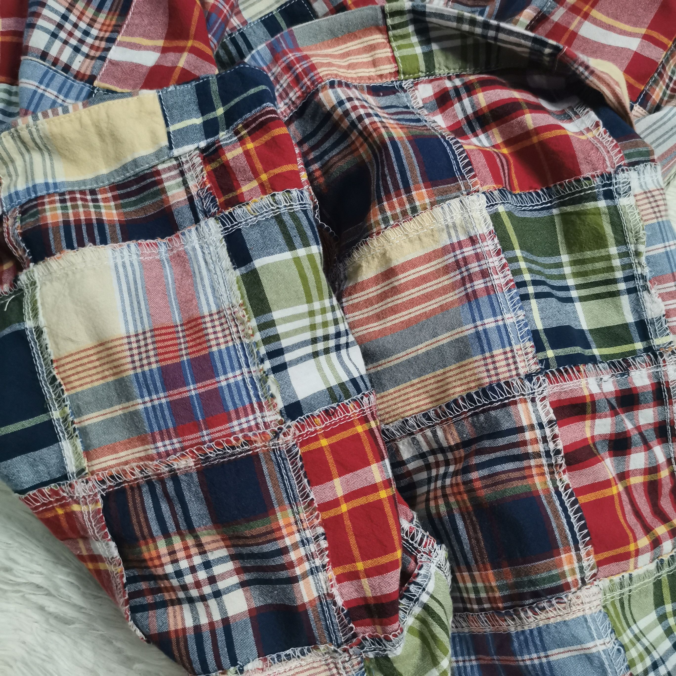 J.Crew 90s Indian Plaid Baggy Patchwork Pants Multicolor Rare Size US 36 / EU 52 - 6 Thumbnail