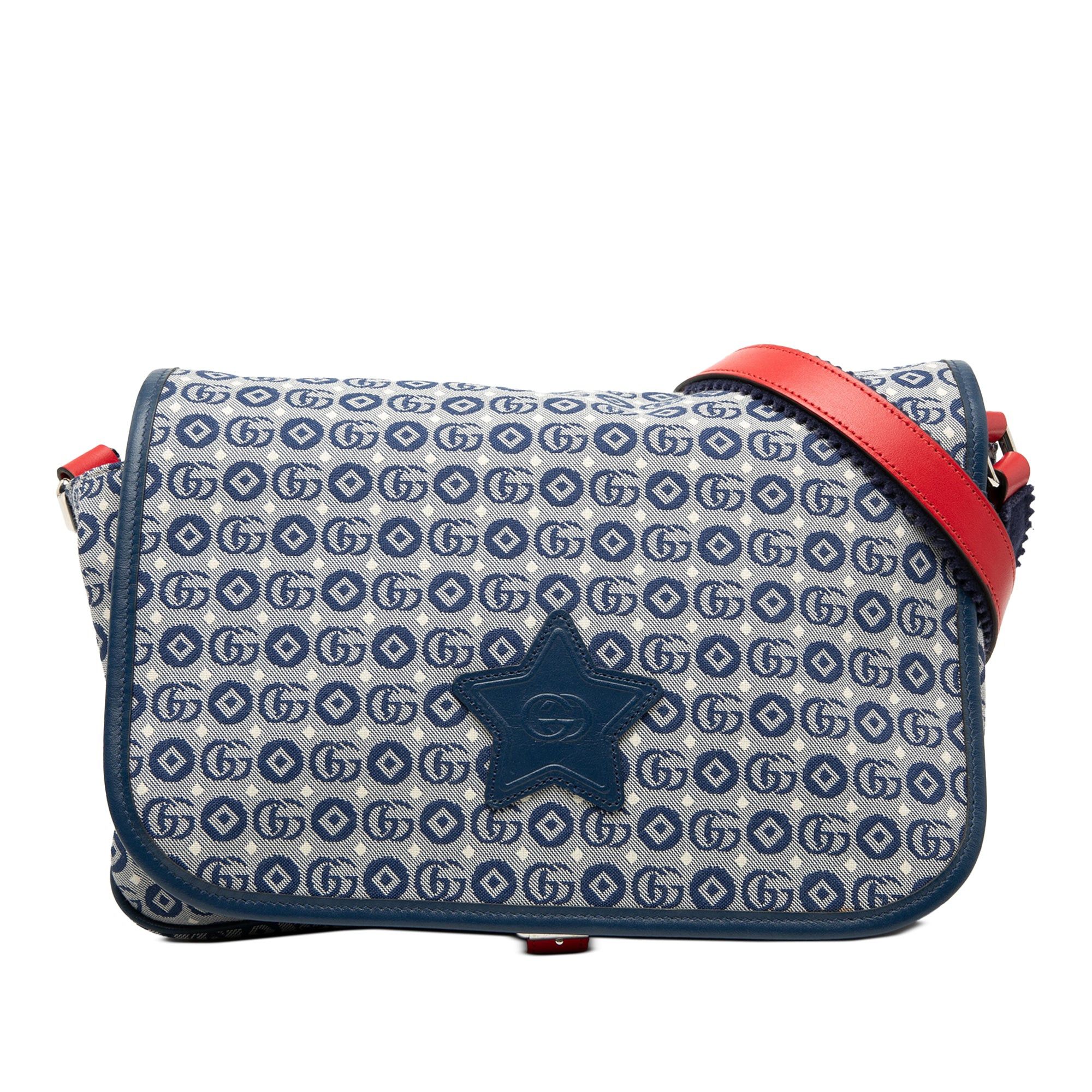 Gucci Kids GG Canvas Star Messenger Bag Size ONE SIZE - 1 Thumbnail