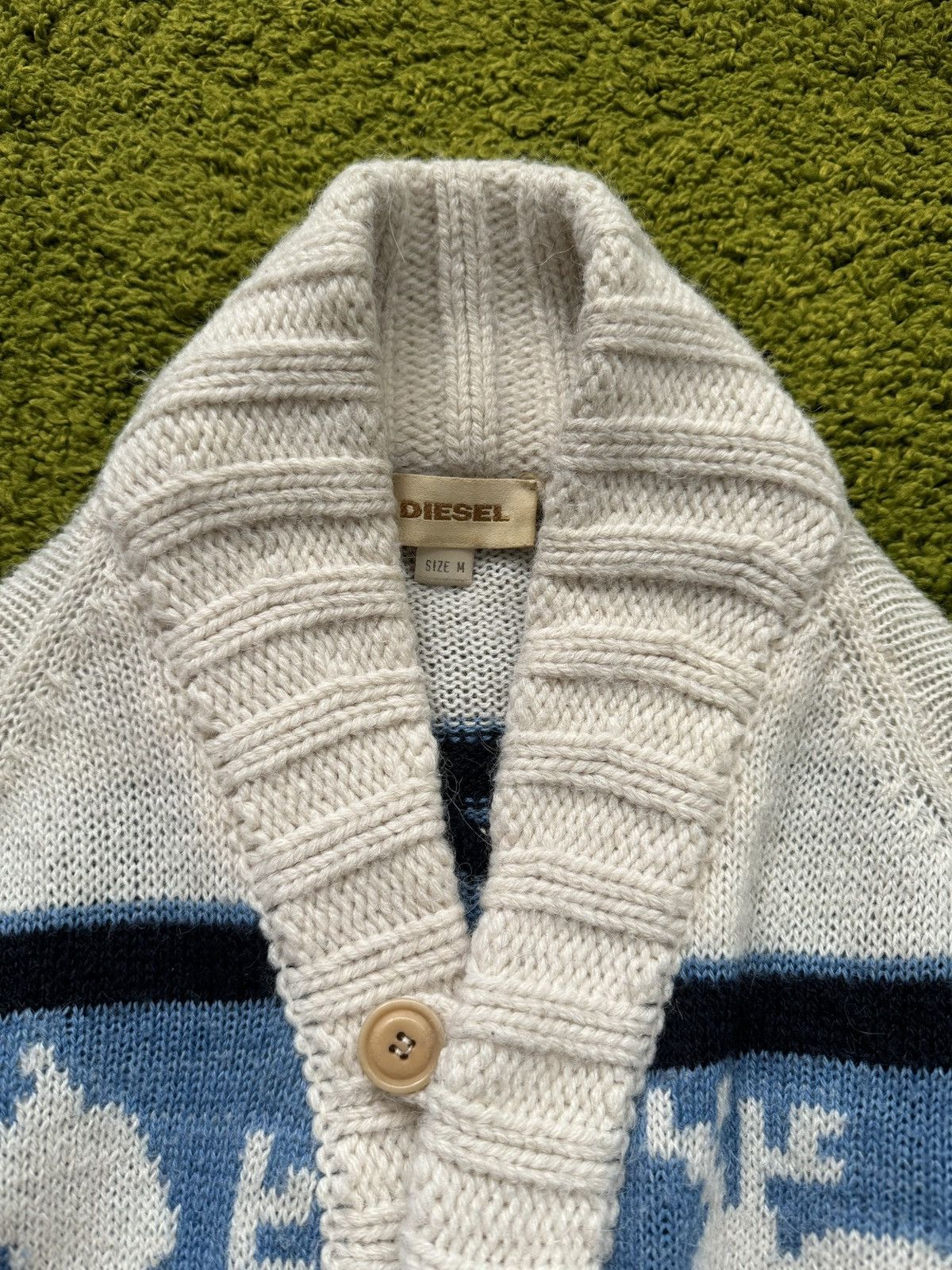 Designer × Diesel Diesel 00s vintage cardigan sweater Size US M / EU 48-50 / 2 - 6 Thumbnail