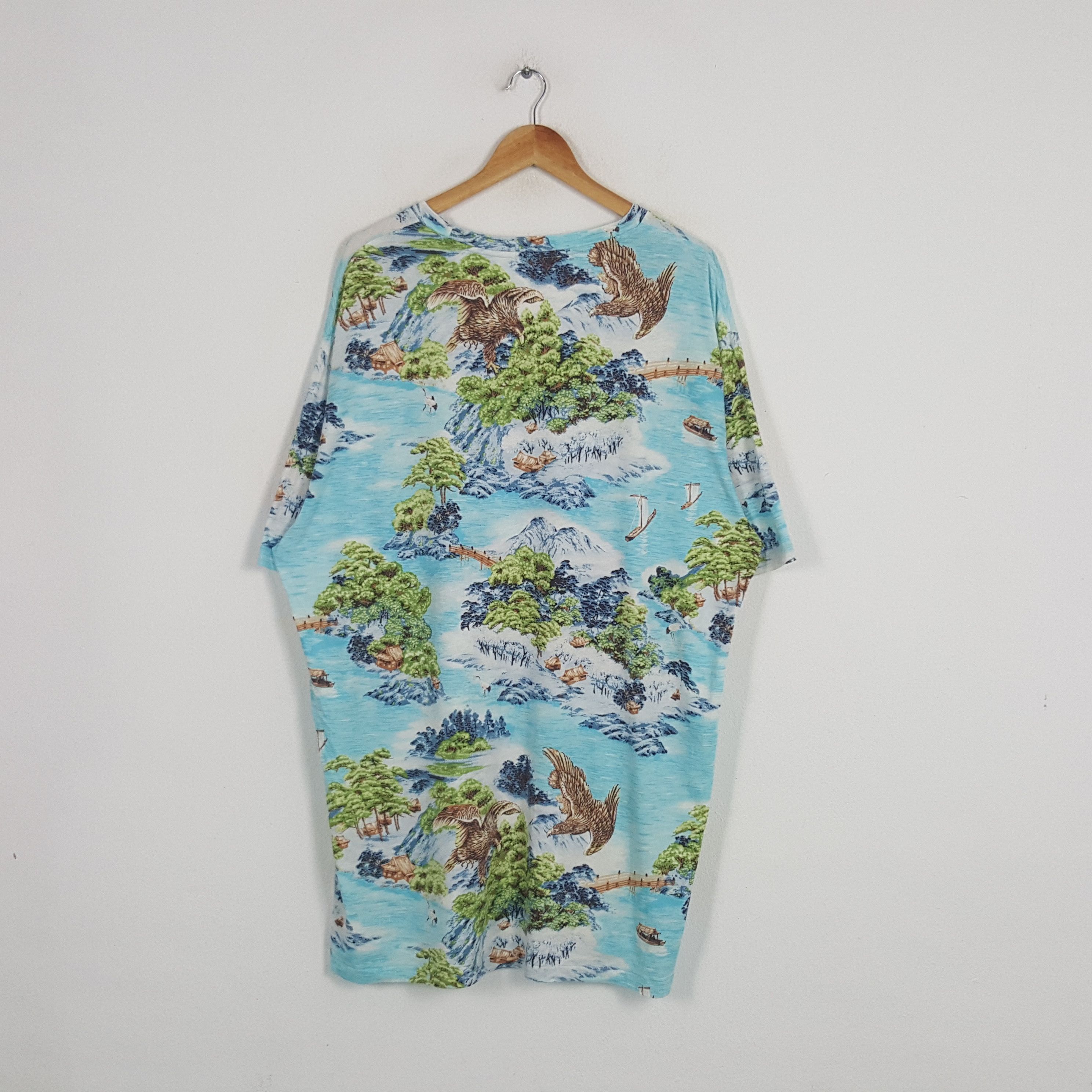 Polo Ralph Lauren × Vintage Vintage Polo by Ralph Lauren Luxury Brand Full Print Tshirt Size US XXL / EU 58 / 5 - 3 Thumbnail