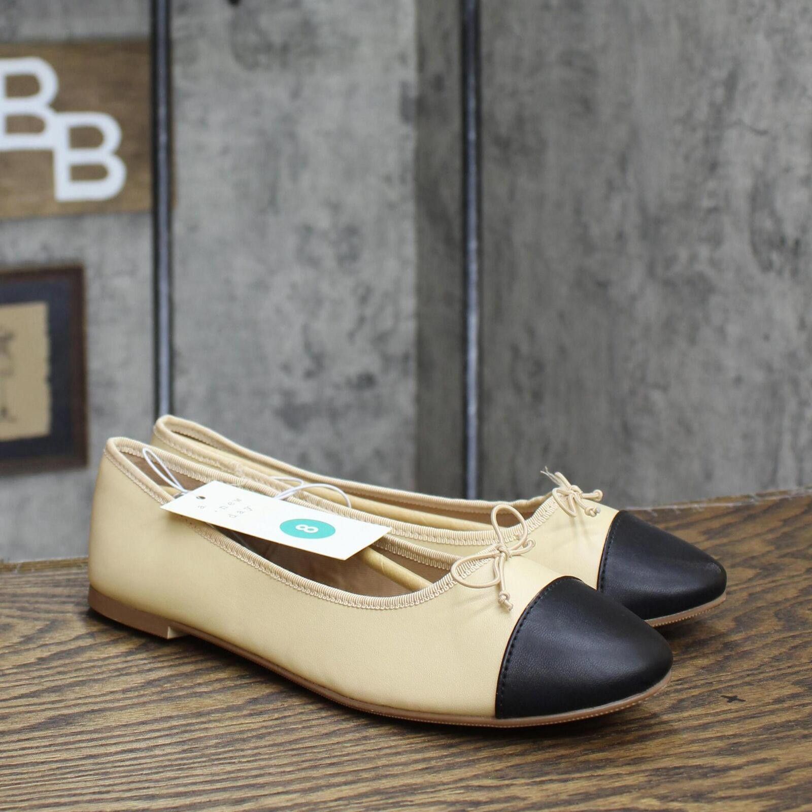 Designer A New Day Flats with Memory Foam Insole Beige Brown 8M Size US 8 / IT 38 - 1 Thumbnail