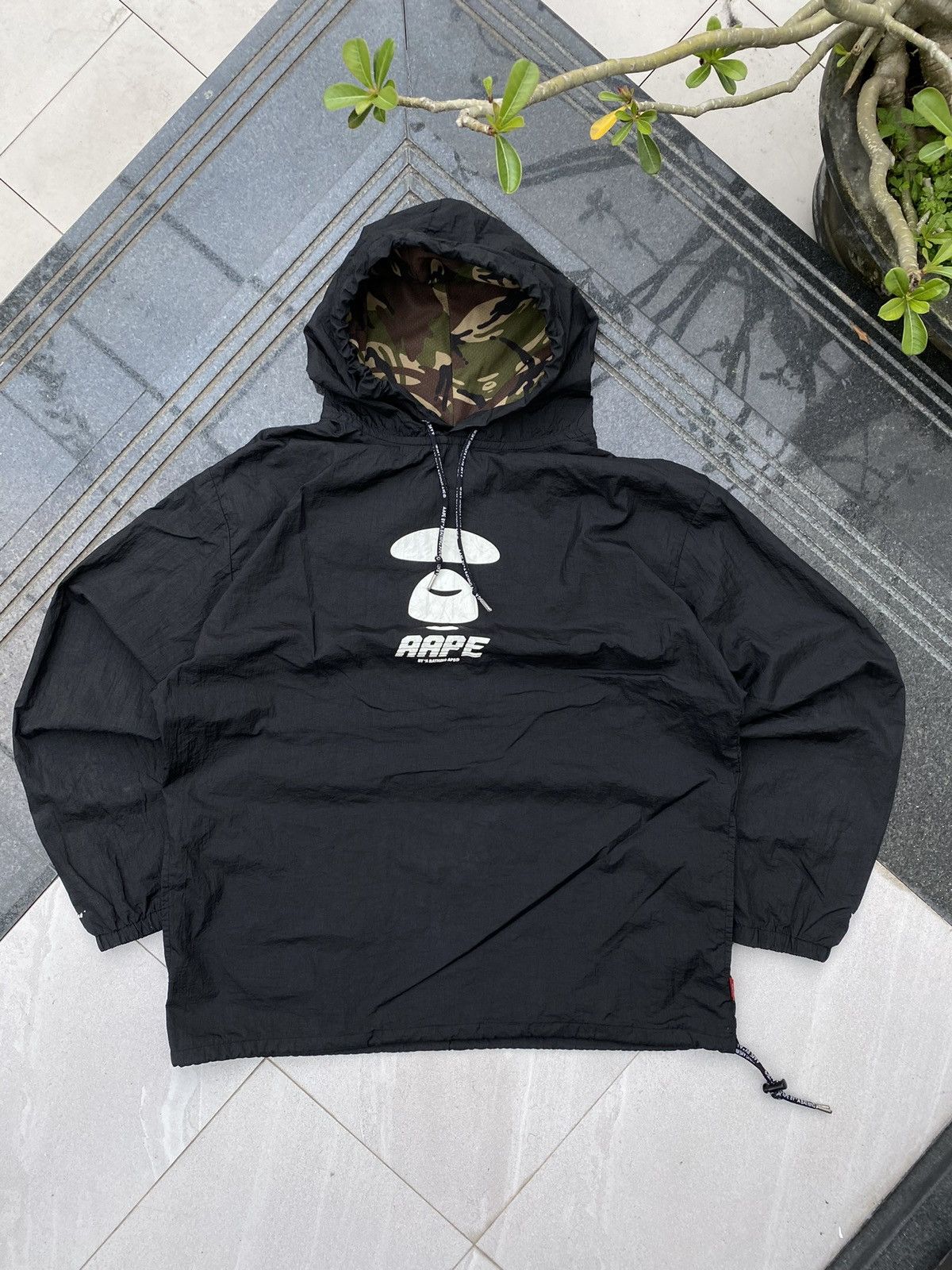 Aape AAPE RARE BIG LOGO RETRO MULTI OVERSIZED JACKET Size US L / EU 52-54 / 3 - 1 Thumbnail