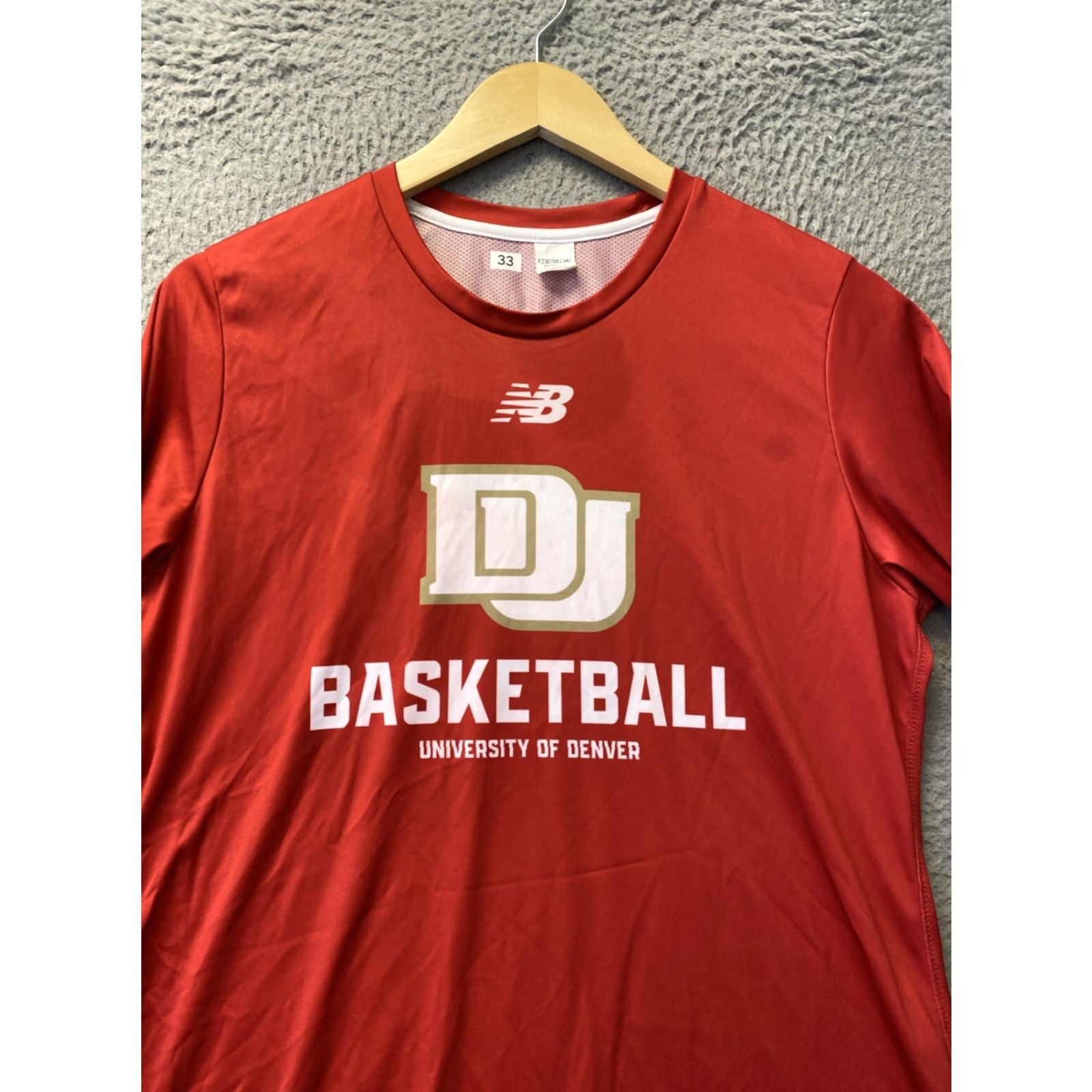 New Balance New Balance University Denver Women T-Shirt Long Sleeve Red M Shirt / 122-11 Size M / US 6-8 / IT 42-44 - 2 Thumbnail