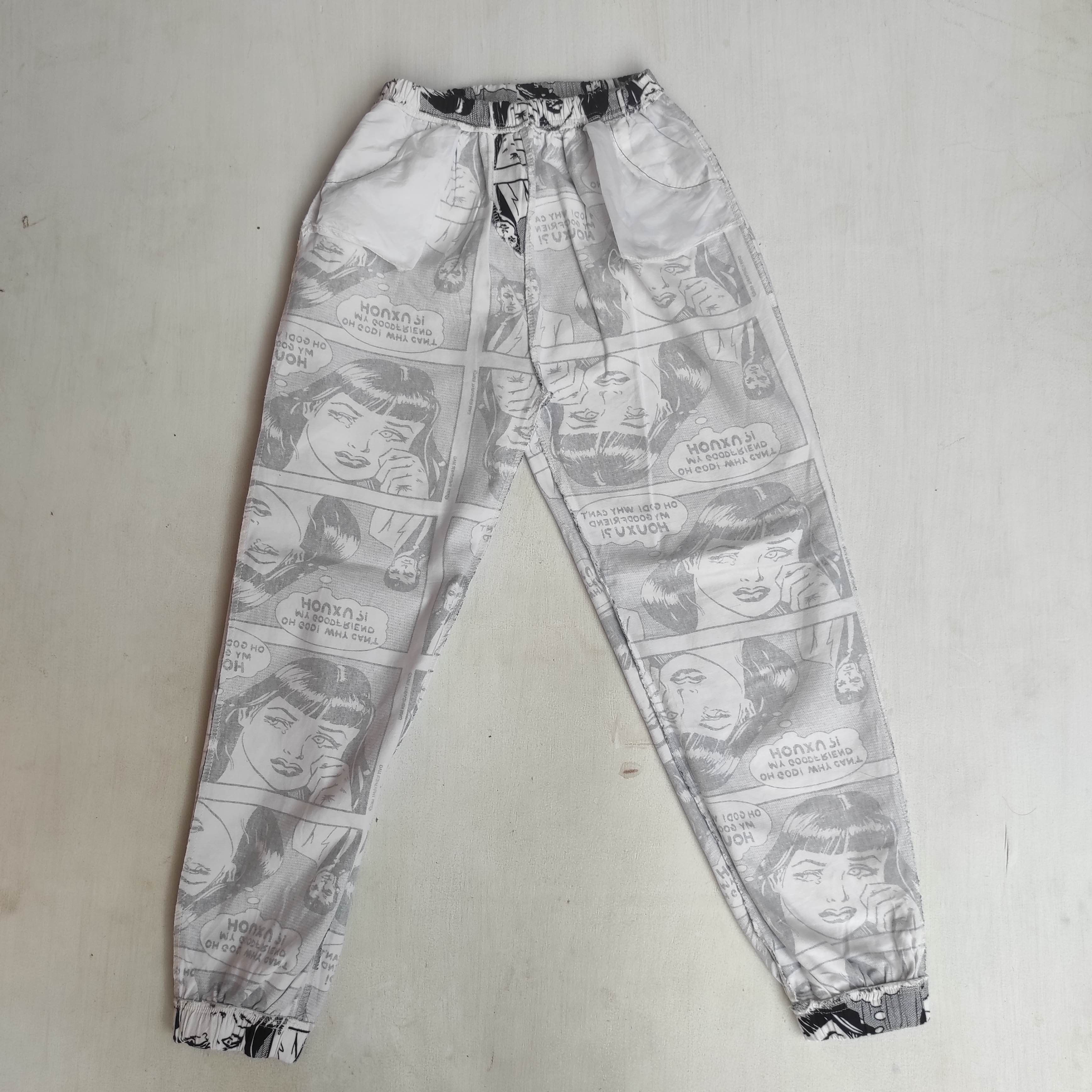 Thrasher Vintage Thrasher Magazine Jogger Pants Over Print Size US 28 / EU 44 - 13 Thumbnail