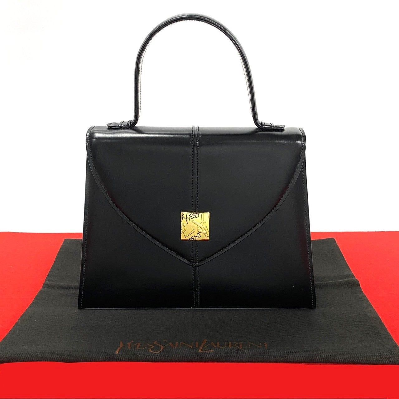 Yves Saint Laurent Yves Saint Laurent Handbag Black Leather Size ONE SIZE - 1 Thumbnail