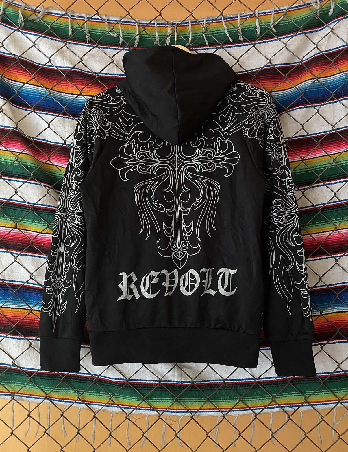 14th Addiction Y2k Clash ahead ifsixwasnine cross nylon zip hoodie Size US M / EU 48-50 / 2 - 1 Thumbnail