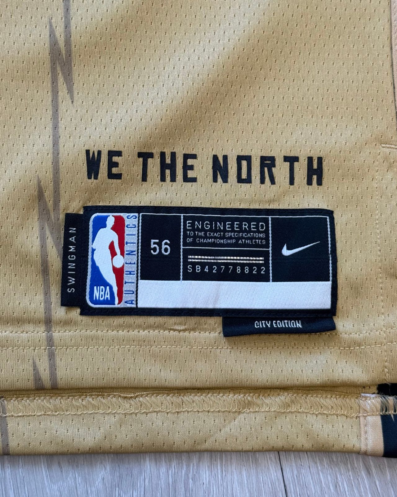 NBA × Nike × October's Very Own Nike OVO Toronto Raptors City Edition Basketball Jersey XXL Size US XXL / EU 58 / 5 - 6 Thumbnail