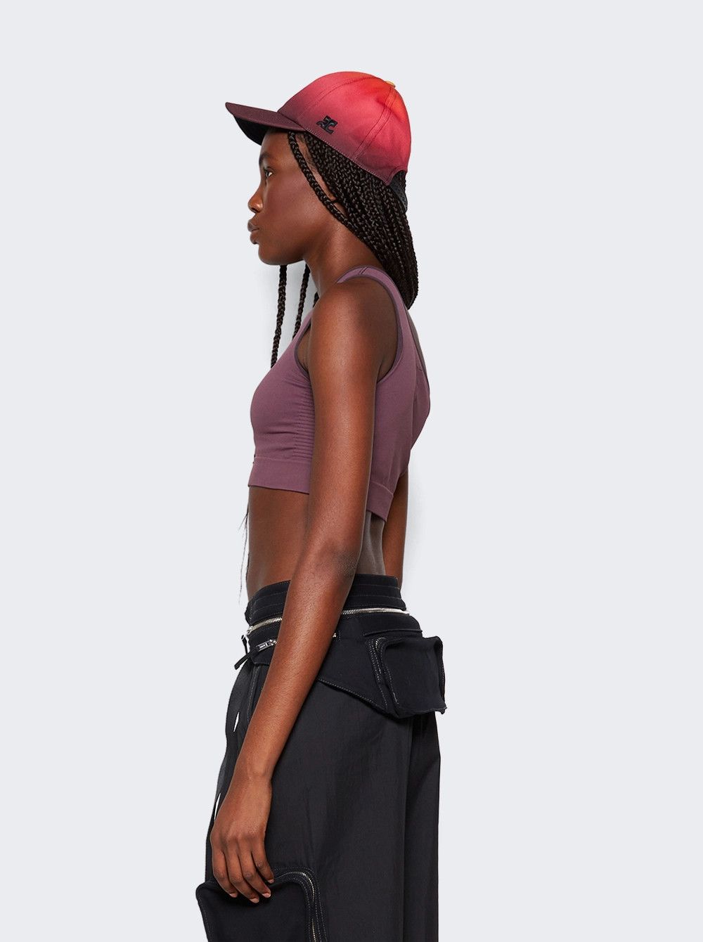 Rick Owens o1mle0426 Knit Athena Top Amethyst in Dark Brown Size M / US 6-8 / IT 42-44 - 4 Thumbnail