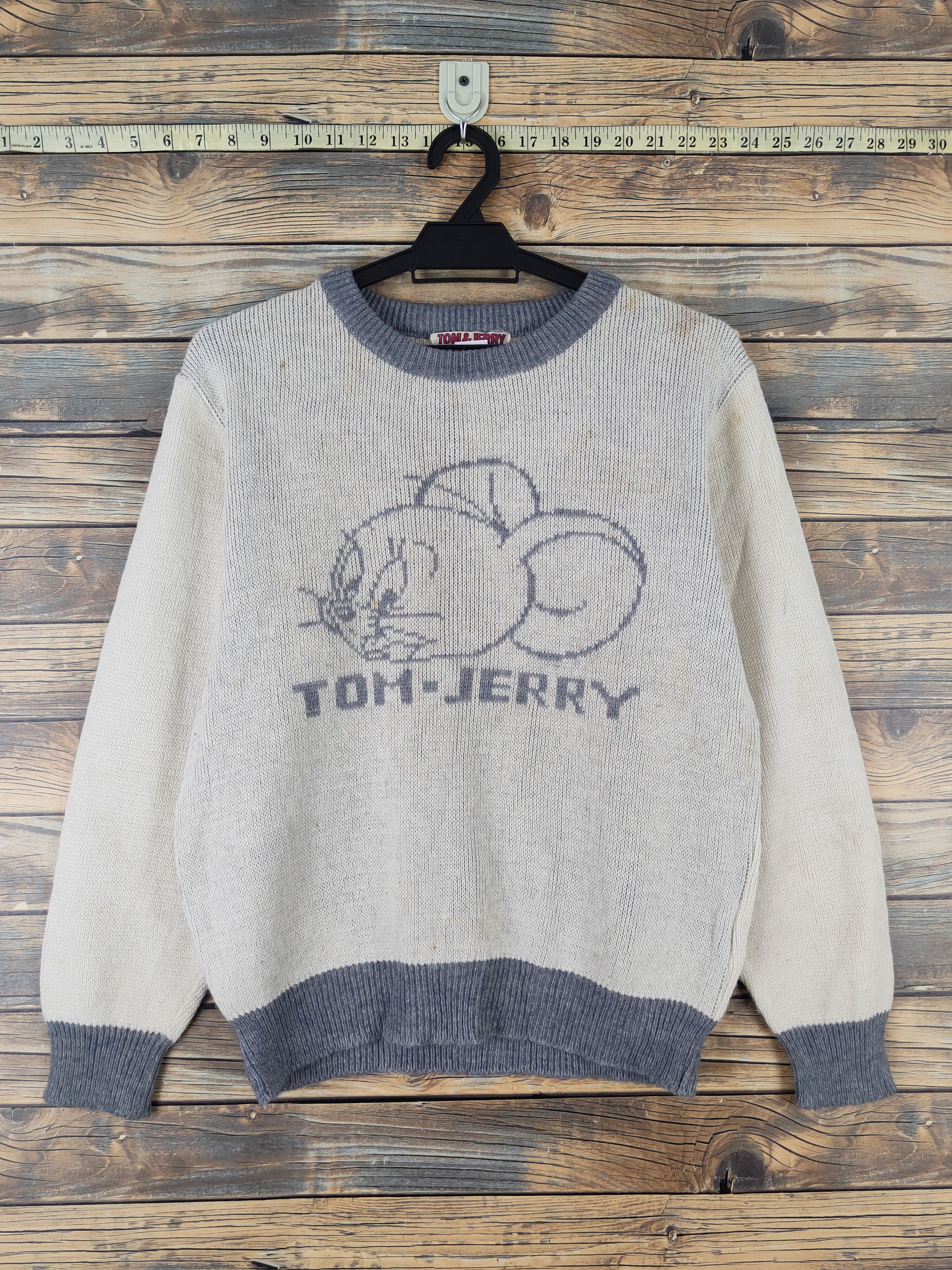 Cartoon Network Tom & Jerry by Renown vintage Knitwear Sweatshirts #W2025 Size M / US 6-8 / IT 42-44 - 1 Thumbnail