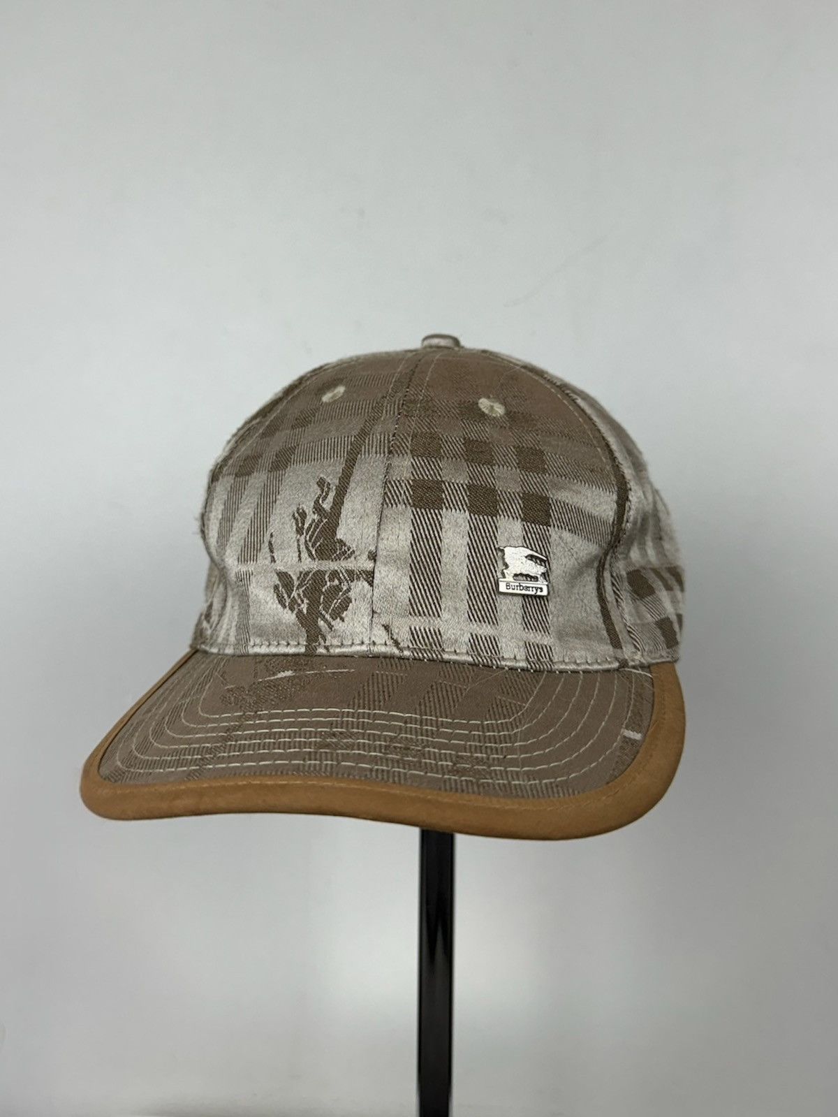 Burberry Vintage rare hat Burberry Nova Check original casual item Size ONE SIZE - 1 Thumbnail