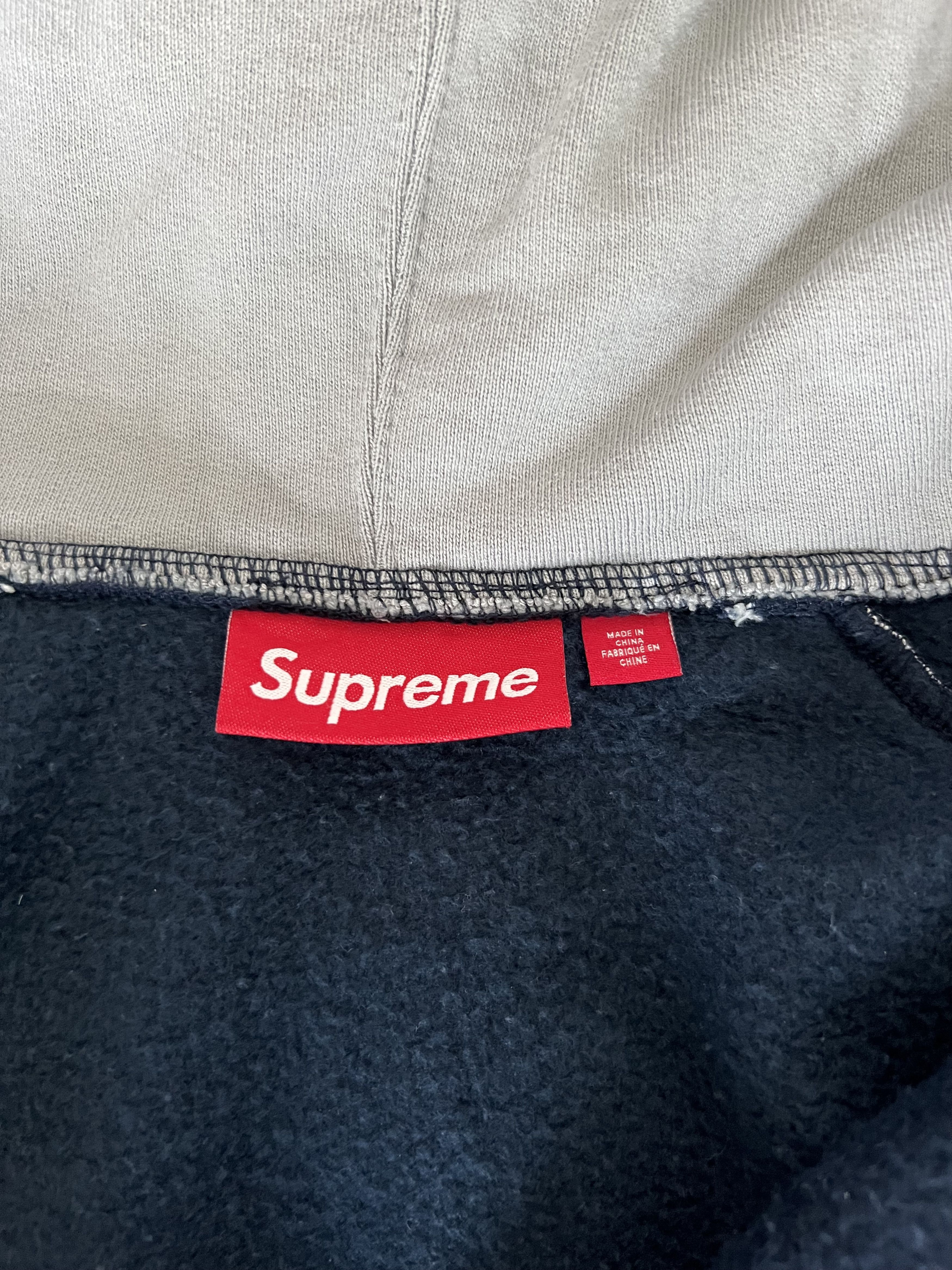 Supreme Supreme Playoffs Zip Up Hooded Sweatshirt in Navy Size US L / EU 52-54 / 3 - 9 Thumbnail