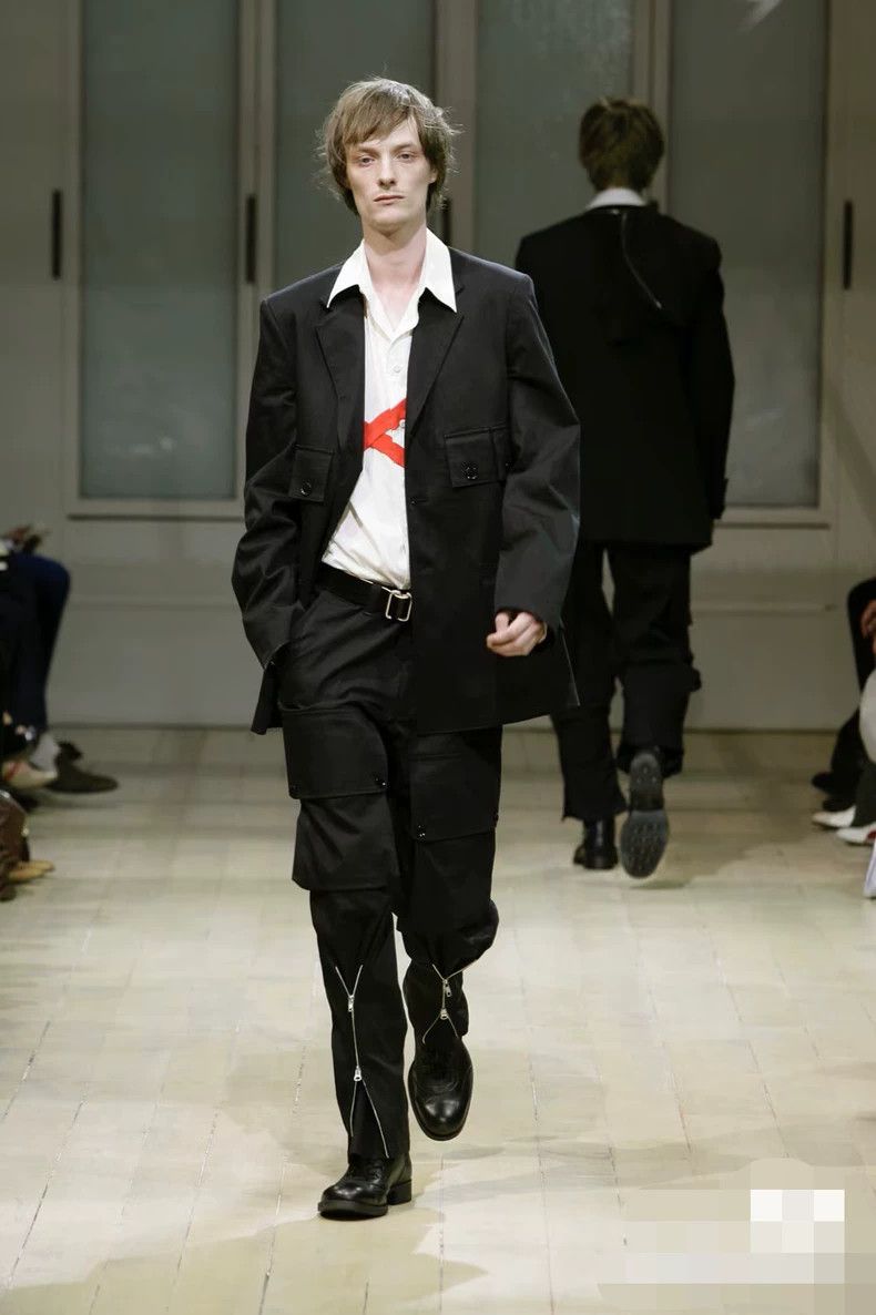 Yohji Yamamoto Yohji Yamamoto size 4 08 Defeated Army Multi-pocket Suit 25 Size 38R - 3 Thumbnail
