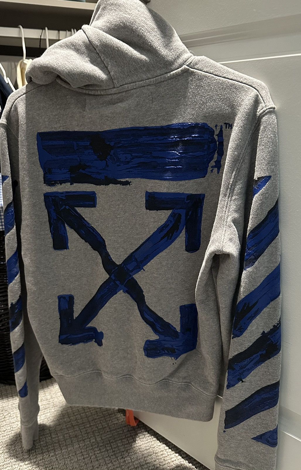 Off-White Off white acrylic arrows hoodie Size US XXS / EU 40 - 3 Thumbnail