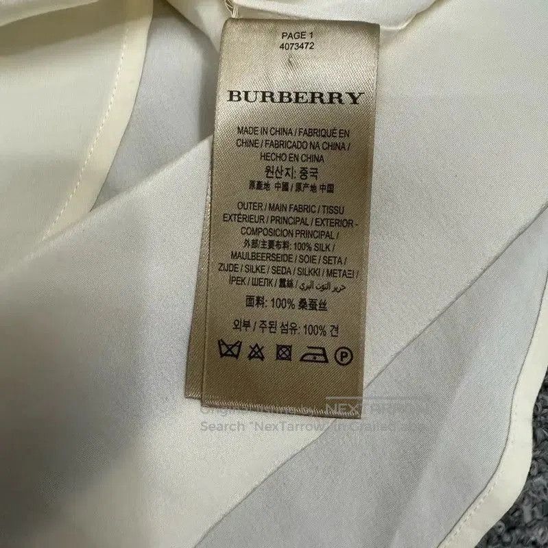 Burberry Burberry Women's White Cotton Shirt. Size XS / US 0-2 / IT 36-38 - 4 Thumbnail
