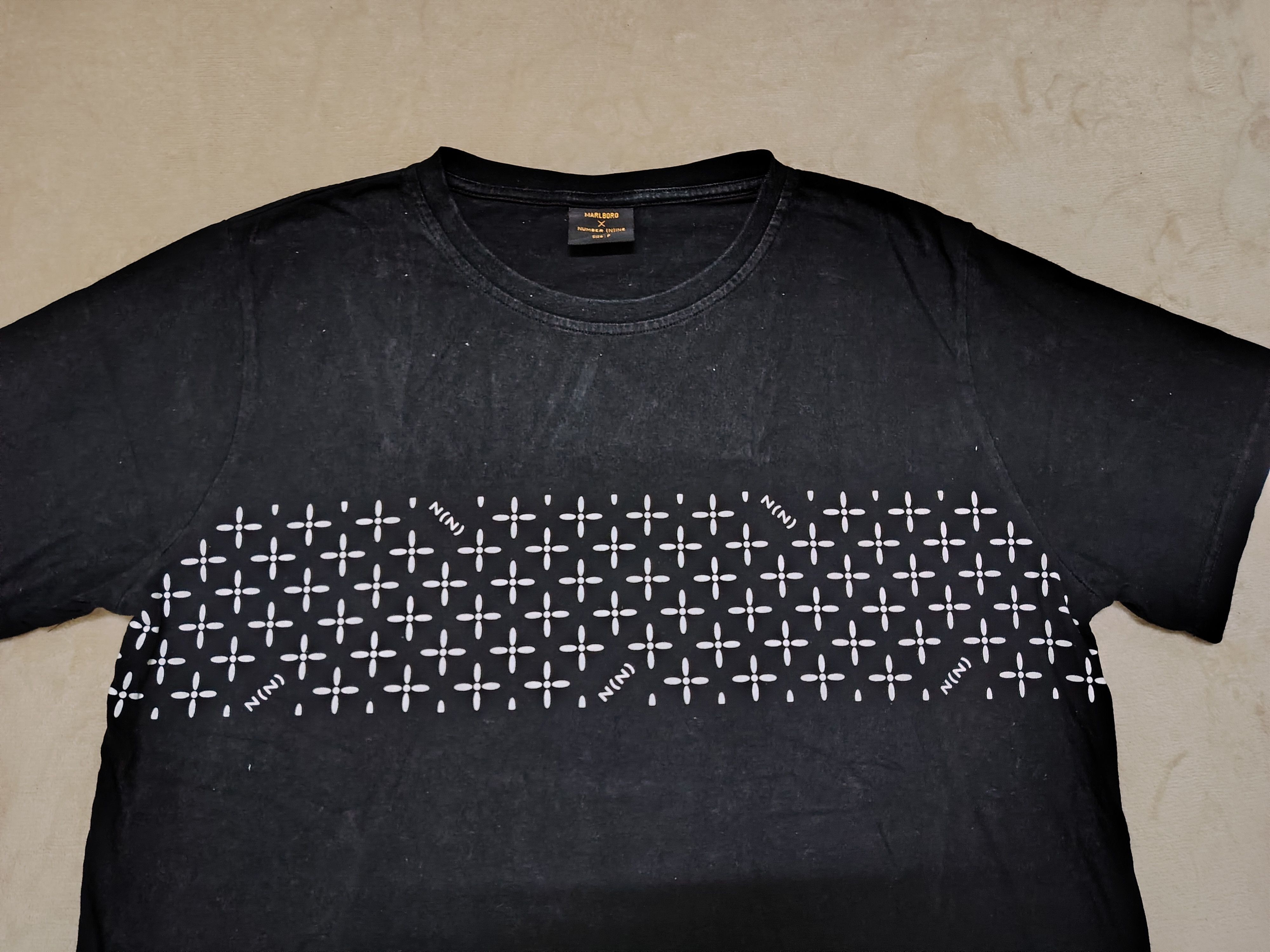 Marlboro Marlboro X Number Nine Black Tshirt Size US M / EU 48-50 / 2 - 3 Thumbnail