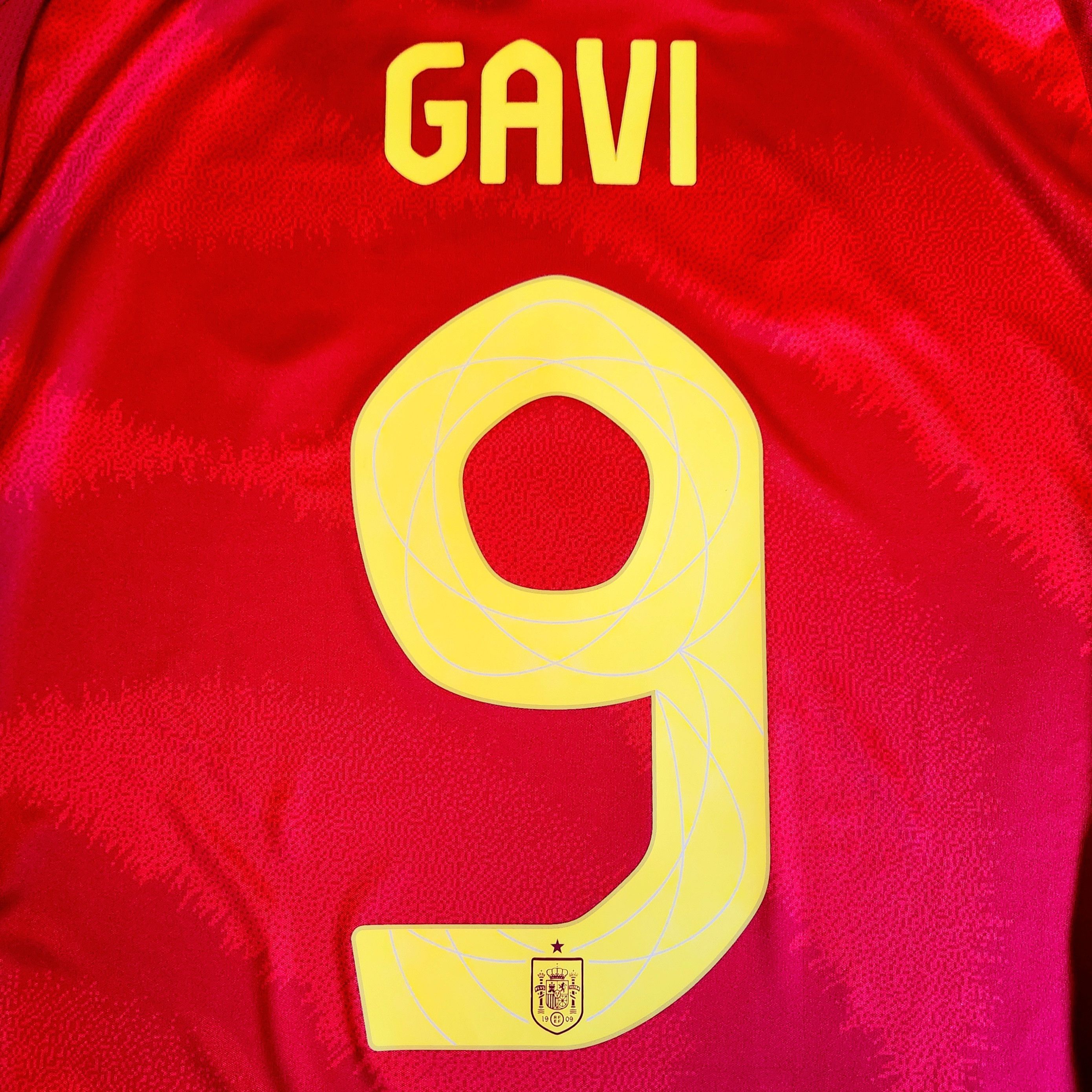 Adidas Authentic Spain GAVI 2024-2025 24/25 Home Jersey Shirt Kit Size L / US 10 / IT 46 - 3 Thumbnail
