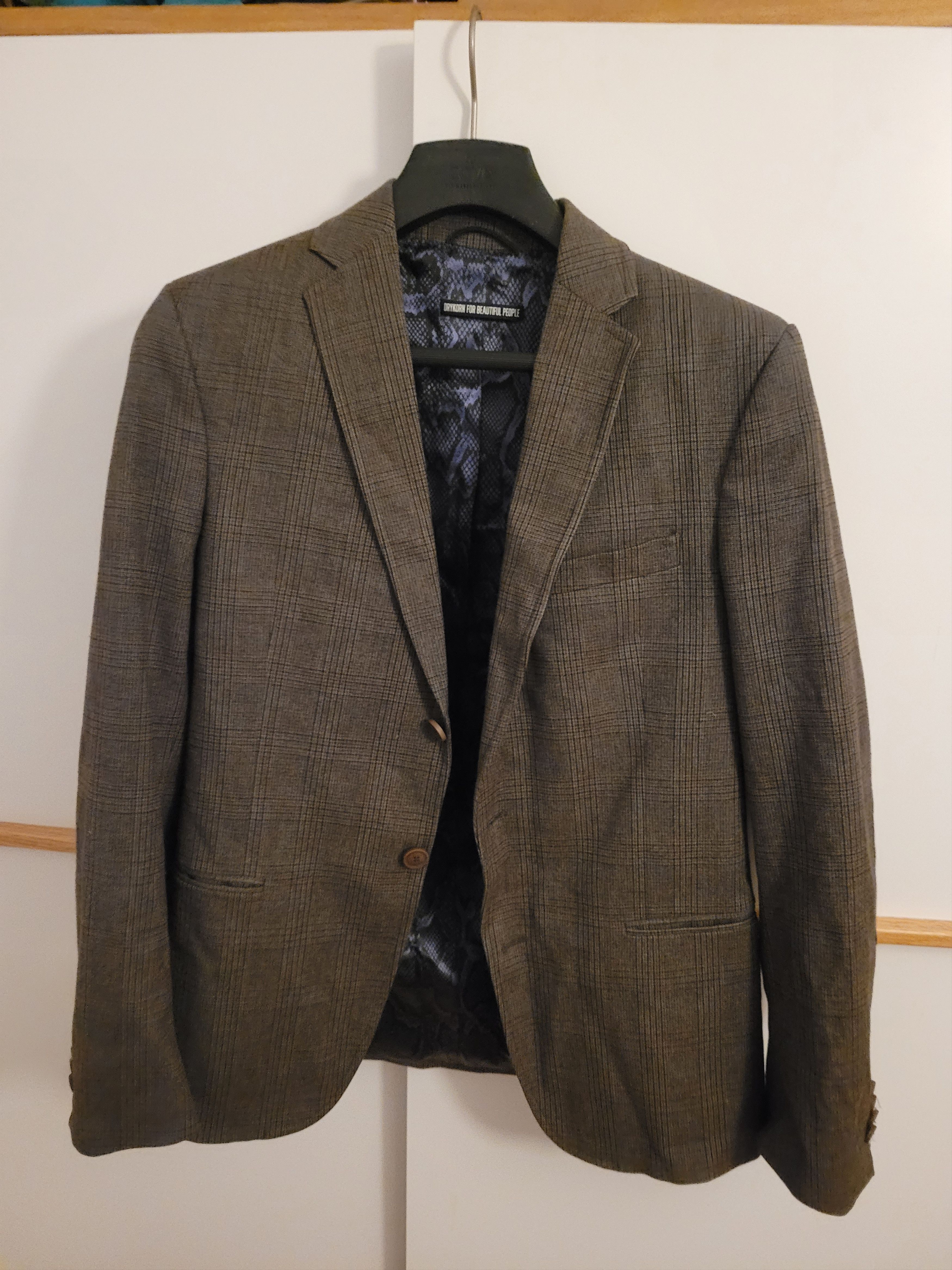 DRYKORN Drykorn blazer brown/beige Size 48L - 3 Thumbnail
