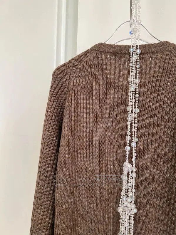 Dior Dior Khaki Women's Cardigan Sweater . Size M / US 6-8 / IT 42-44 - 9 Thumbnail