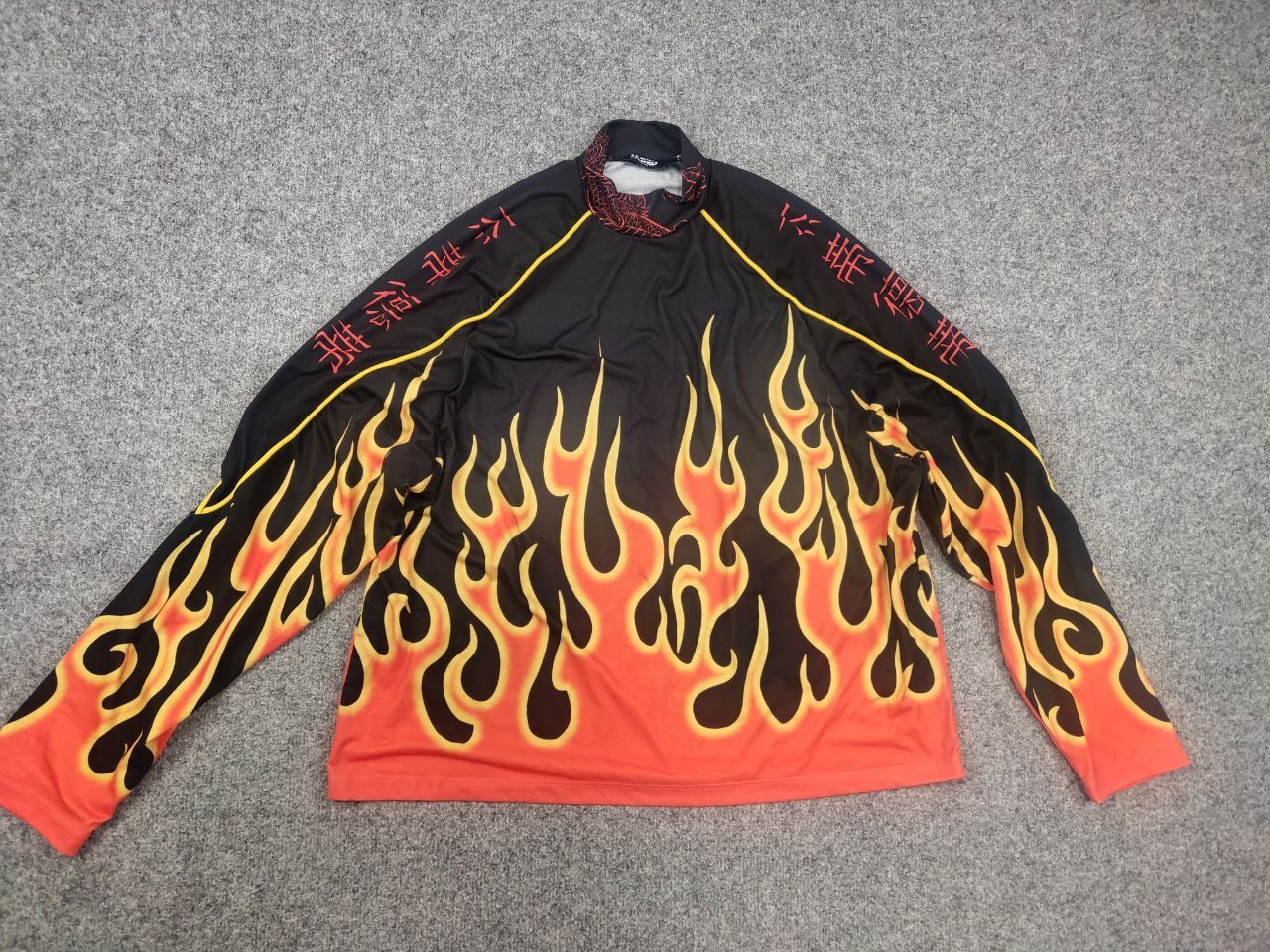 Jaded London Jaded London Fire Logo dragon Long sleeve Oversized Y2K Size S / US 4 / IT 40 - 8 Thumbnail