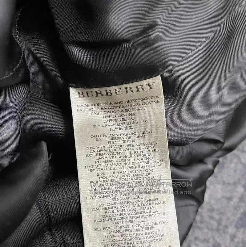 Burberry Burberry Gray Wool Double-Breasted Winter Coat. Size M / US 6-8 / IT 42-44 - 6 Thumbnail
