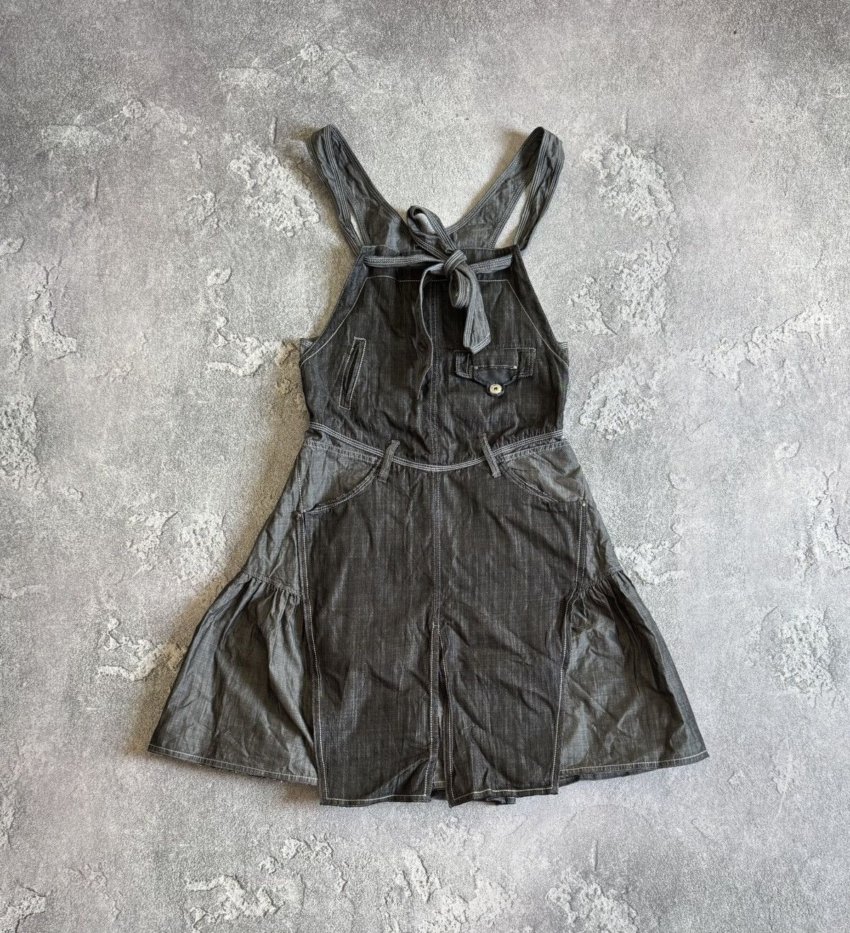 Designer × Marithe + Francois Girbaud Marithe Francois Girbaud D34/USA26 Avantgarde dress bondage Size M / US 6-8 / IT 42-44 - 11 Thumbnail