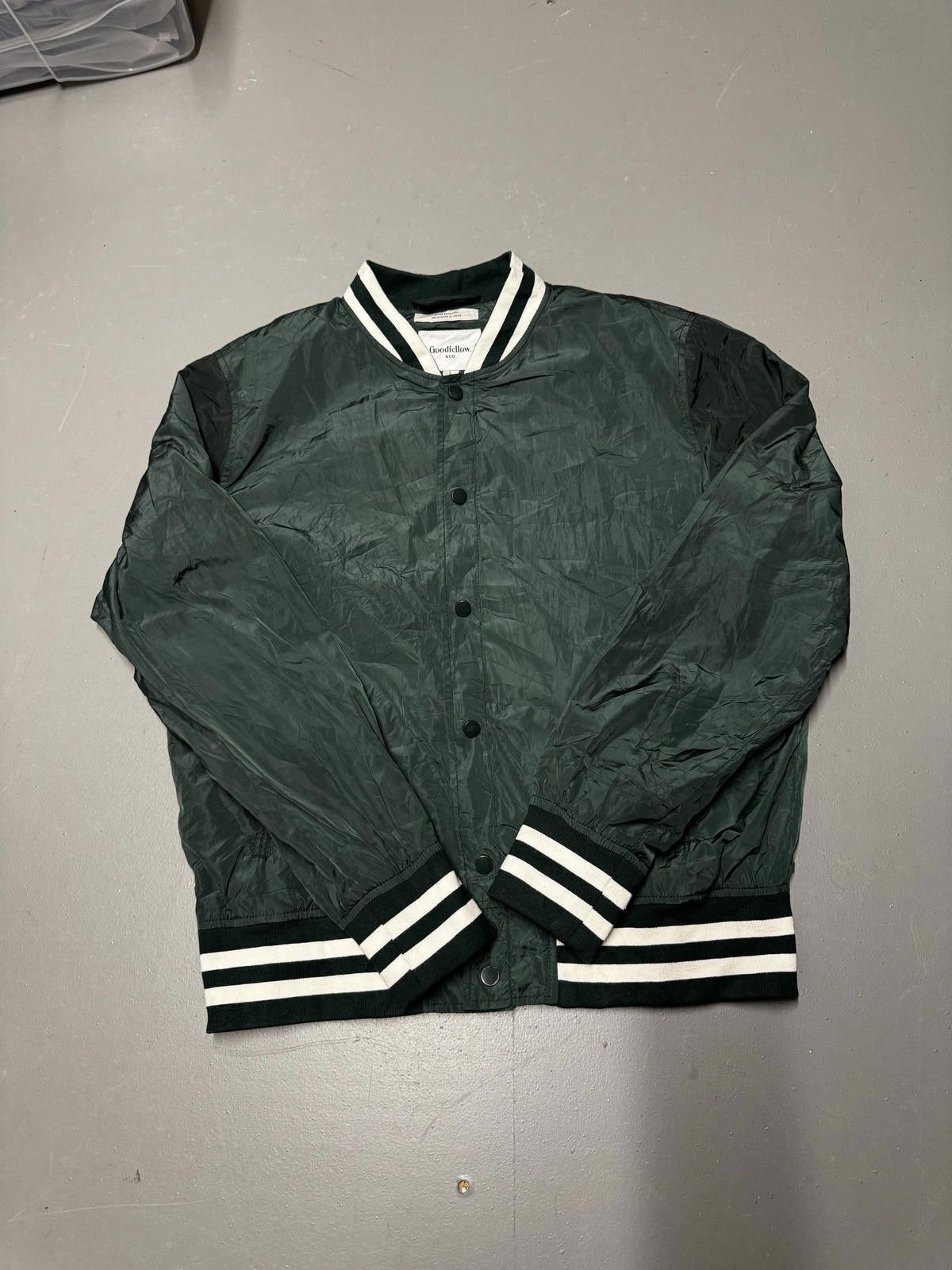 Designer Goodfellow & Co Men's Water Resistant Varsity Jacket, Large Size US L / EU 52-54 / 3 - 2 Thumbnail