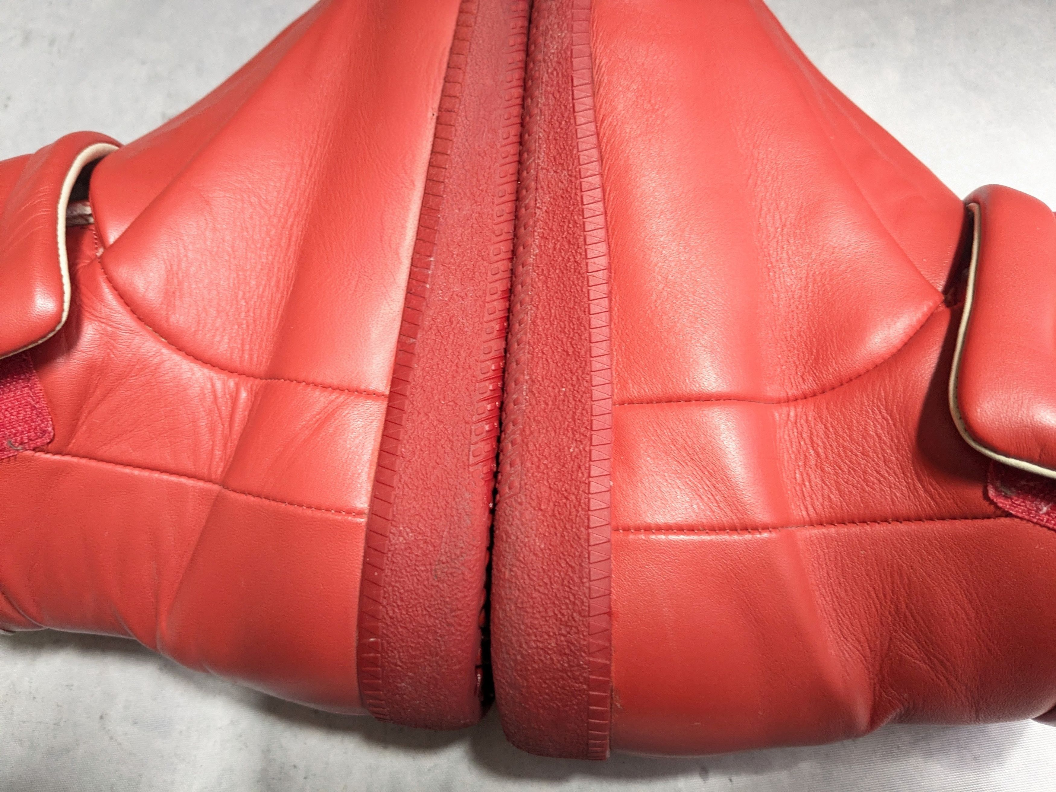 Maison Margiela Maison Margiela Future High Tops Sneakers Red 9 42 Size US 9 / EU 42 - 12 Thumbnail