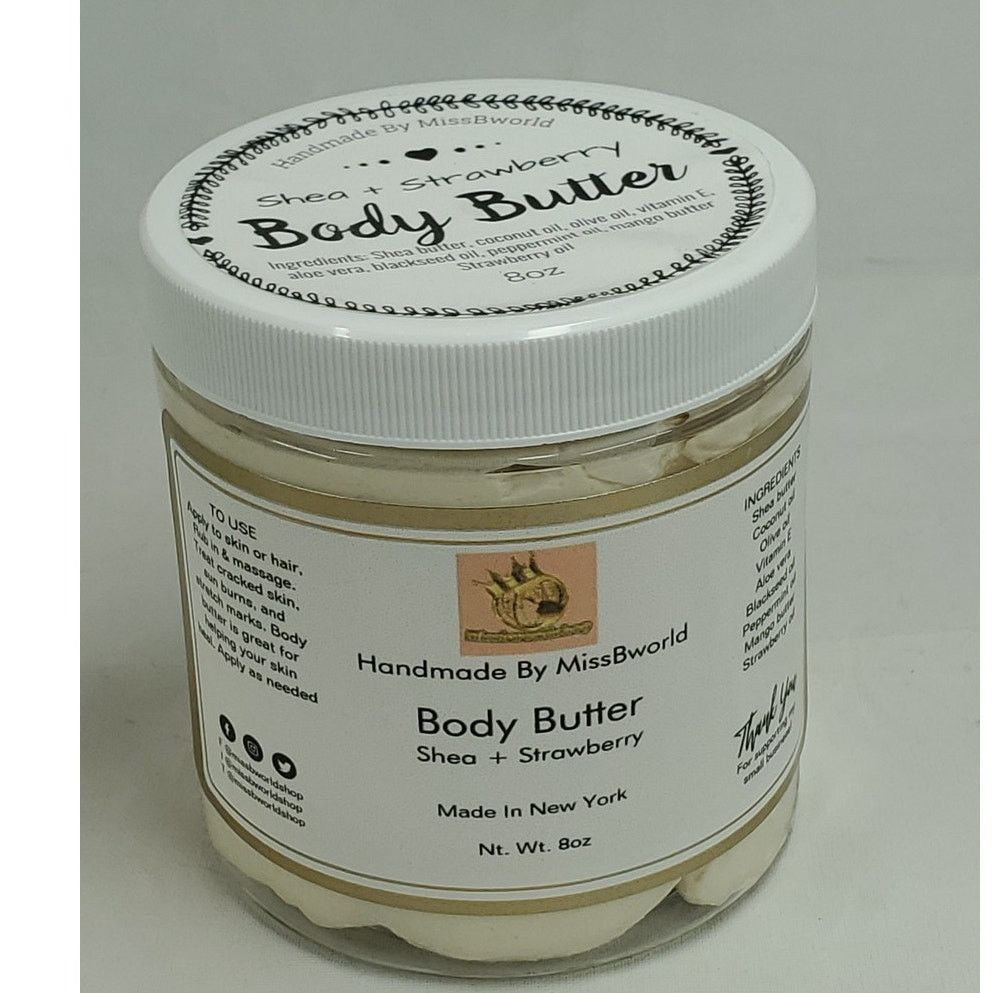 Other Shea Strawberry Body Butter Handmade Natural Moisturizer 8oz Size ONE SIZE - 1 Thumbnail