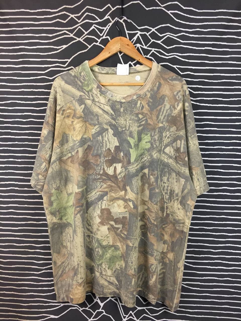 Vintage Vtg 90s Buck Wear Advantage Camo All Over Print Tee Size US XXL / EU 58 / 5 - 1 Thumbnail