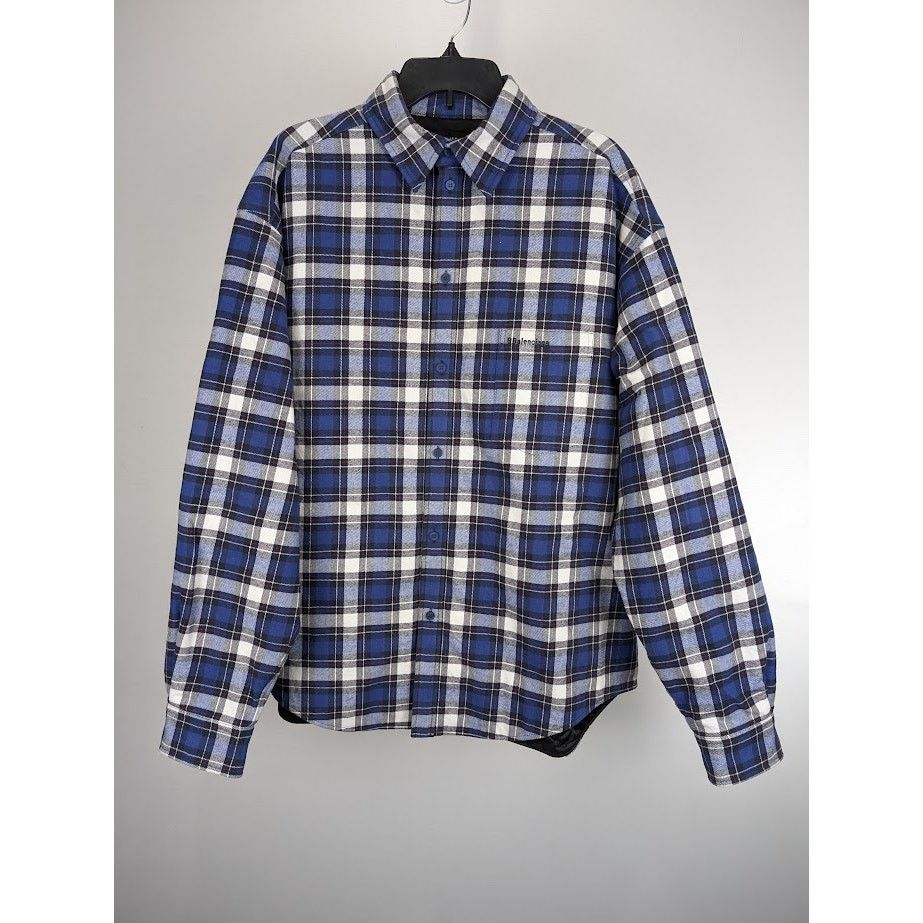 Balenciaga o1rshd1 Logo Shirt in Multicolor Size US XS / EU 42 / 0 - 3 Thumbnail