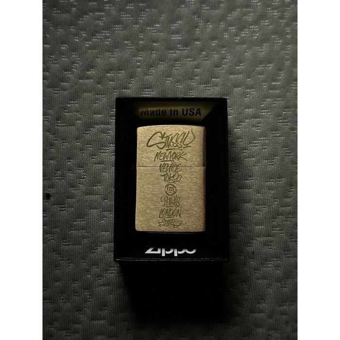 Born X Raised Born x Raised Stussy Zippo Lighter Brass Brand New