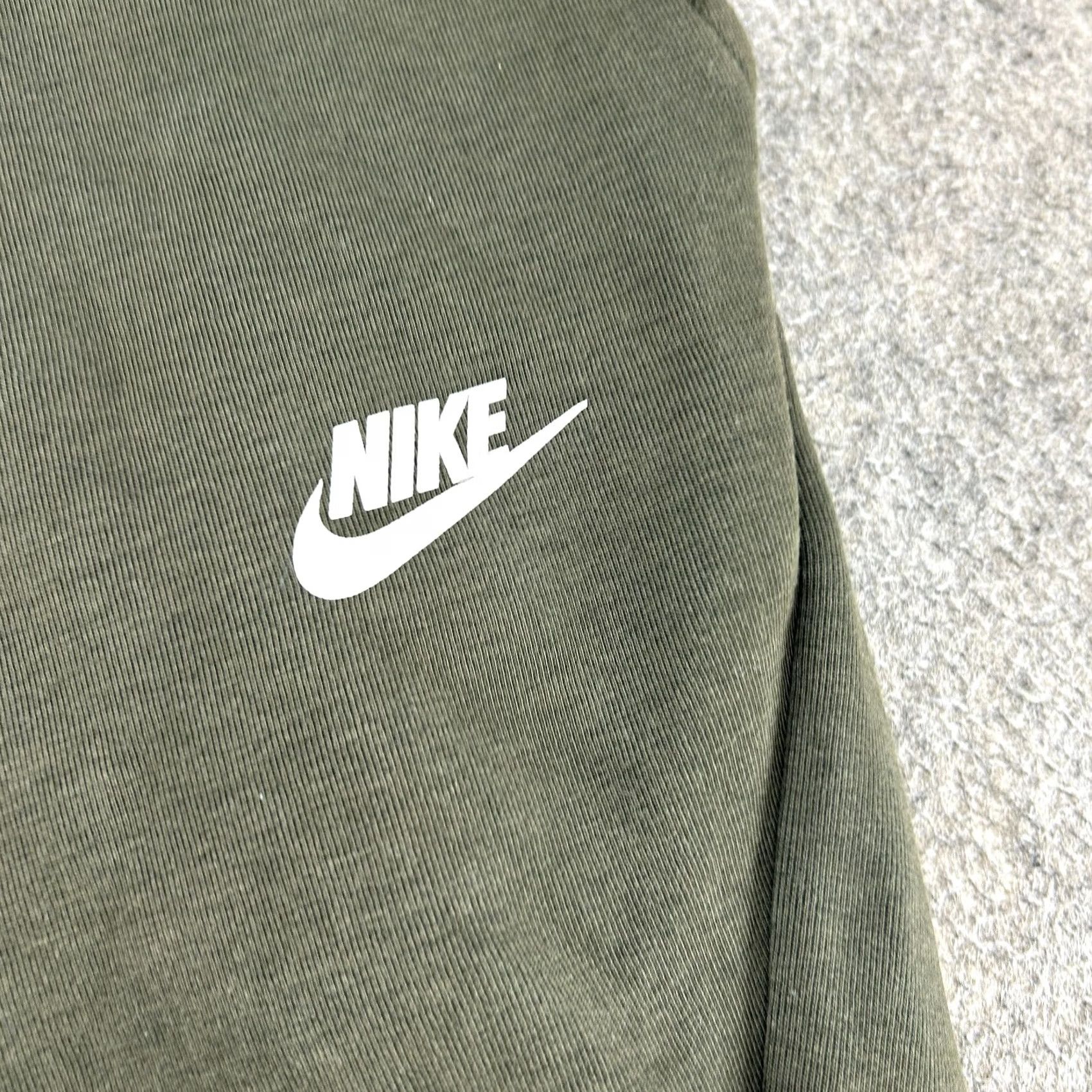 Nike Nike Fleece Pants Men's L Green Jogger Sweat Solid Drawstring Tech Size US 33 - 3 Thumbnail