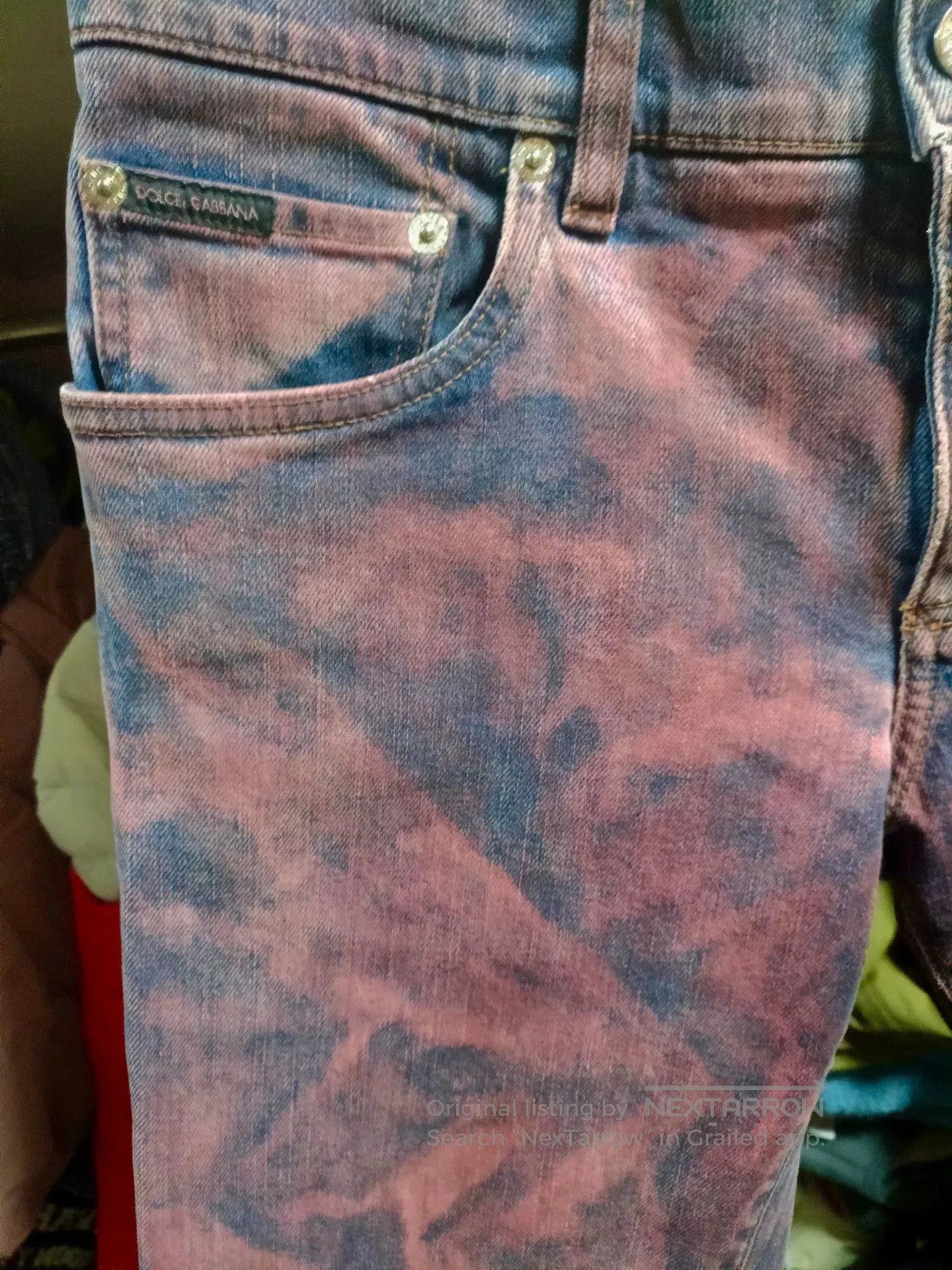 Dolce & Gabbana Dolce&Gabbana Sacred Heart Crown Jeans. Size US 30 / EU 46 - 4 Thumbnail