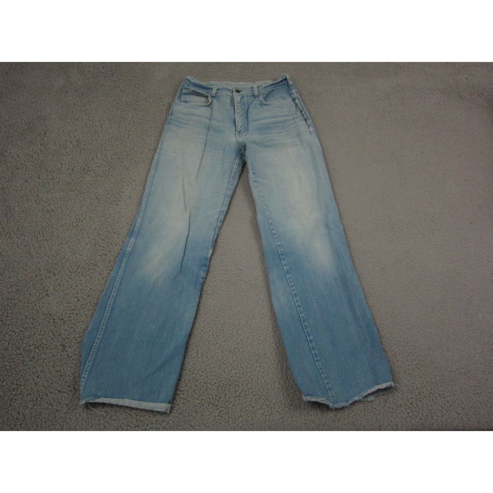 Denime VINTAGE Remington Jeans Mens 32 x 28 Denim Bootcut 80s 90s Zip Blue Regular Mens Size US 32 / EU 48 - 2 Thumbnail