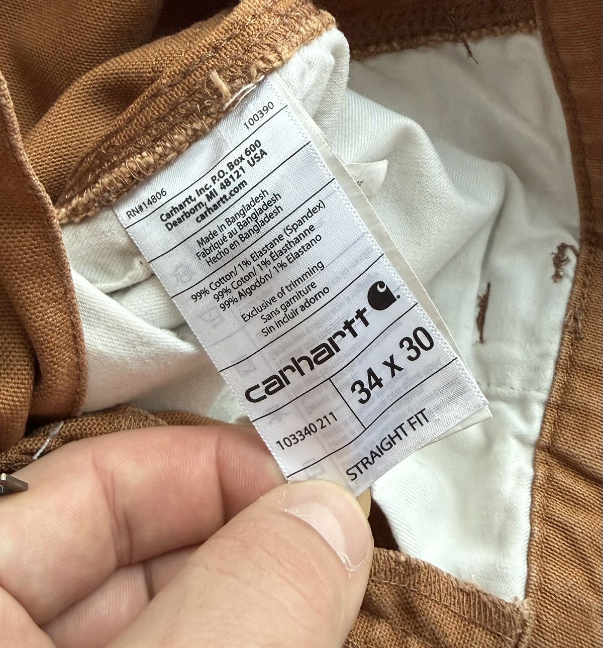 Carhartt Vintage Carhartt Double Front Work Pants Size US 34 / EU 50 - 7 Thumbnail