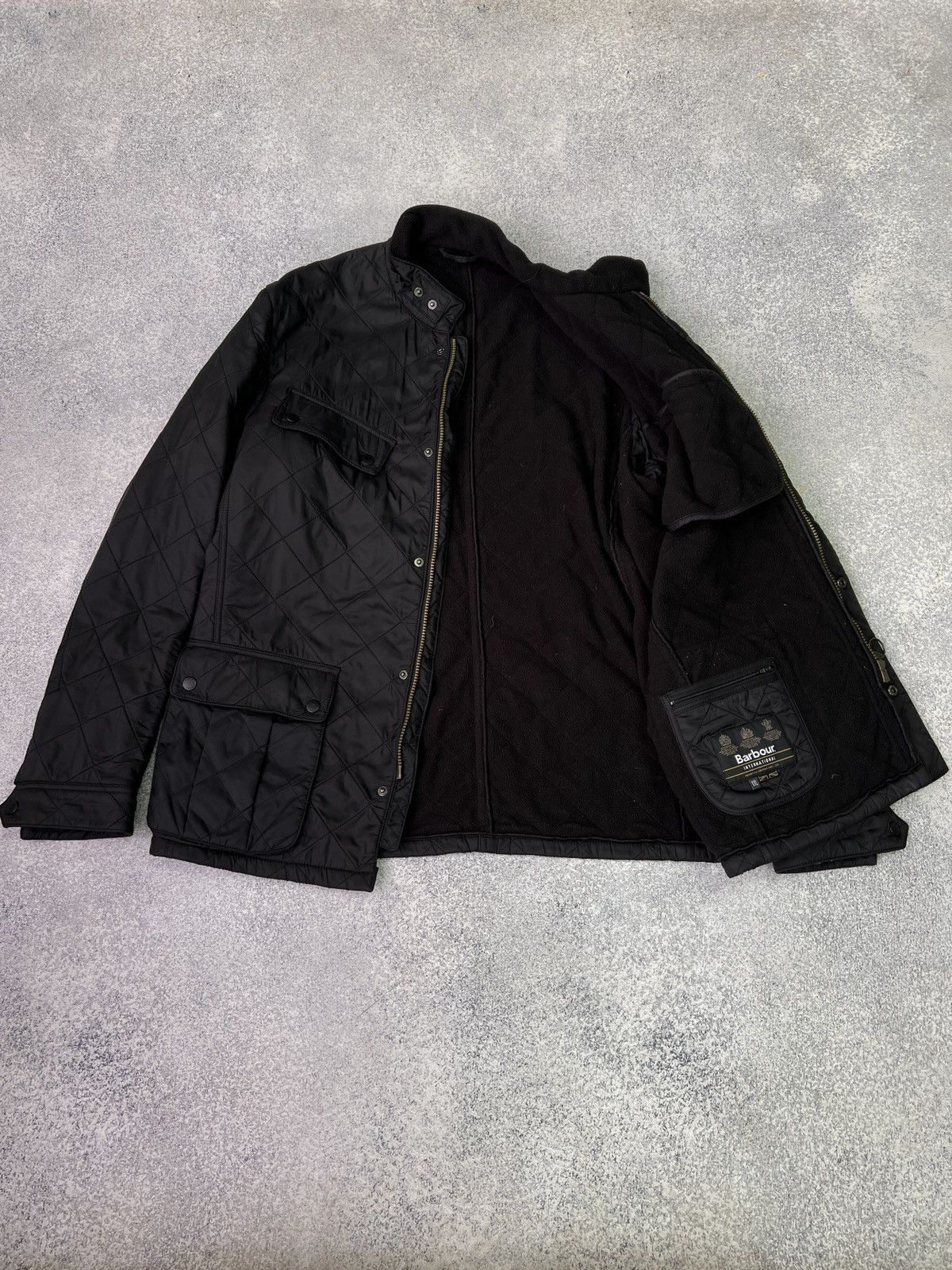 Barbour × Vintage Vintage Barbour International Quilted Jacket Size US XL / EU 56 / 4 - 12 Thumbnail