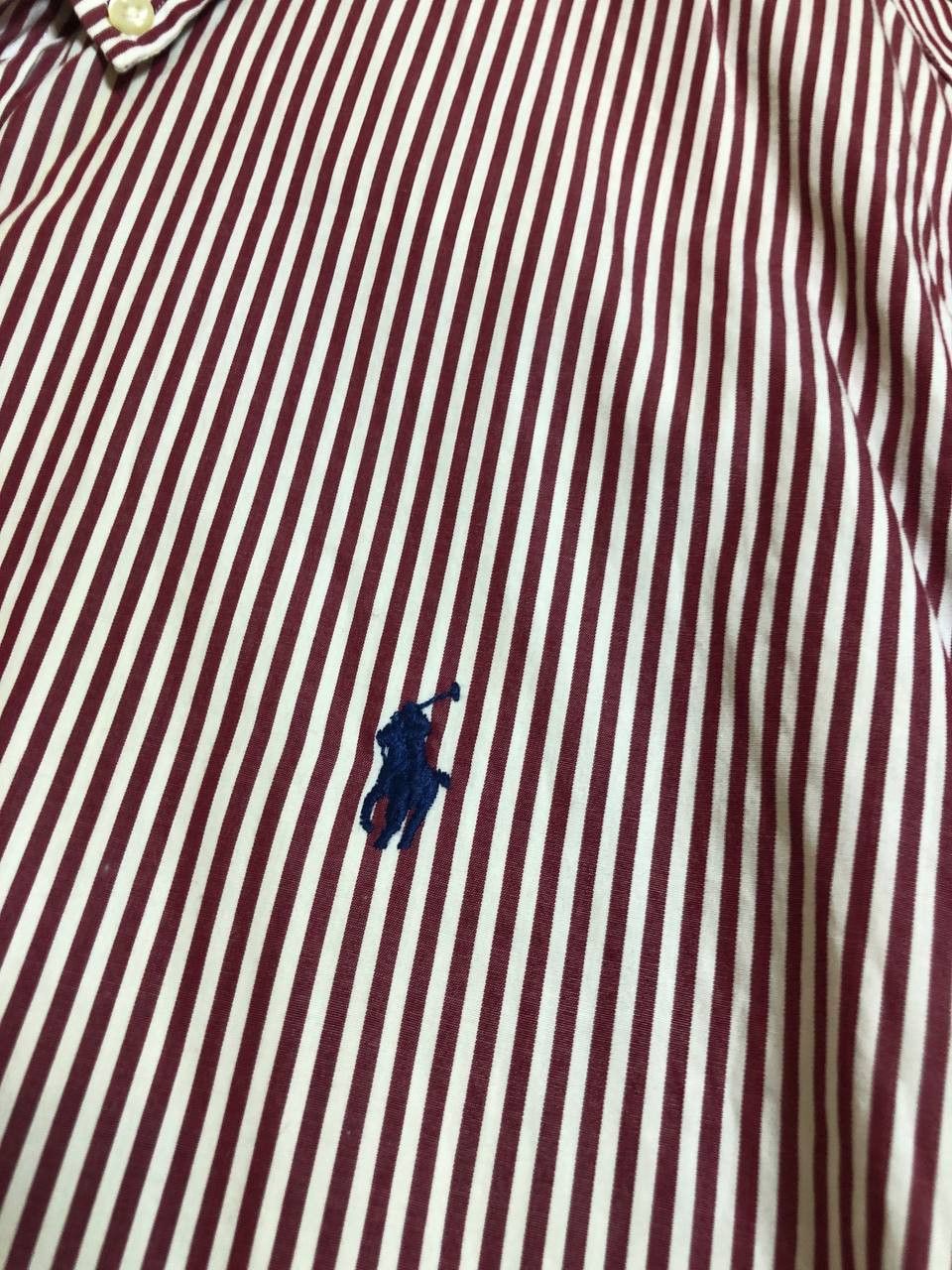 Polo Ralph Lauren Polo Ralph Lauren Long Sleeve Red striped Dress shirt Size US XL / EU 56 / 4 - 4 Thumbnail