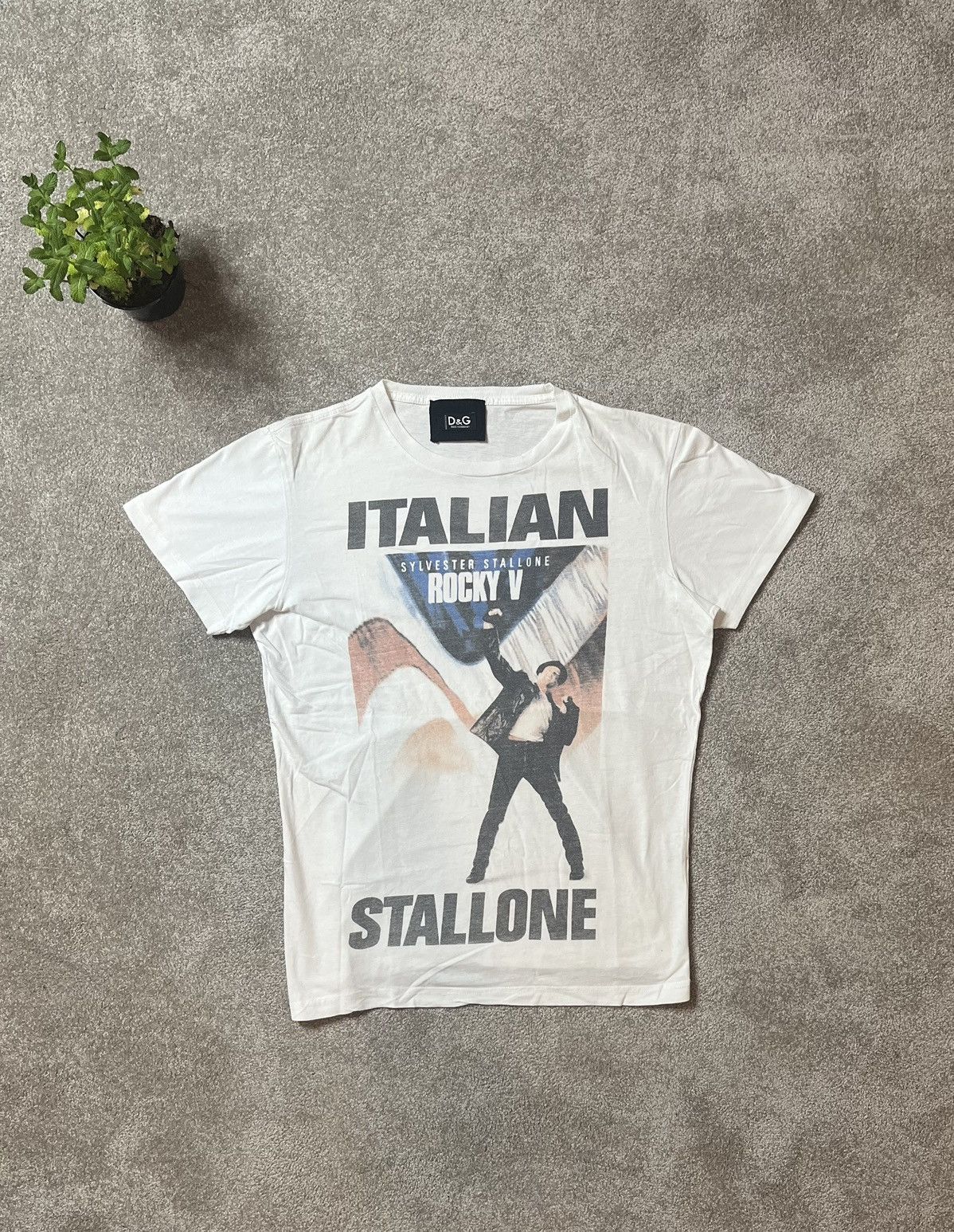 Dolce & Gabbana Luxury T shirt Dolce Gabbana Italian Stallone 