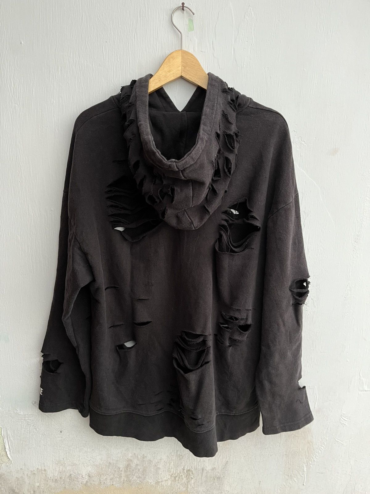 KMRii Ad Hoc Crazy Distressed Hoodie Punk Lgb Balenciaga style Size US M / EU 48-50 / 2 - 2 Thumbnail