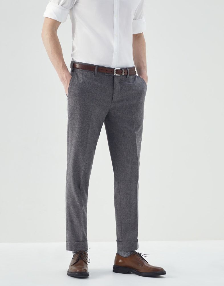 Brunello Cucinelli o1w1db10924 Pants in Grey Size US 30 / EU 46 - 1 Thumbnail