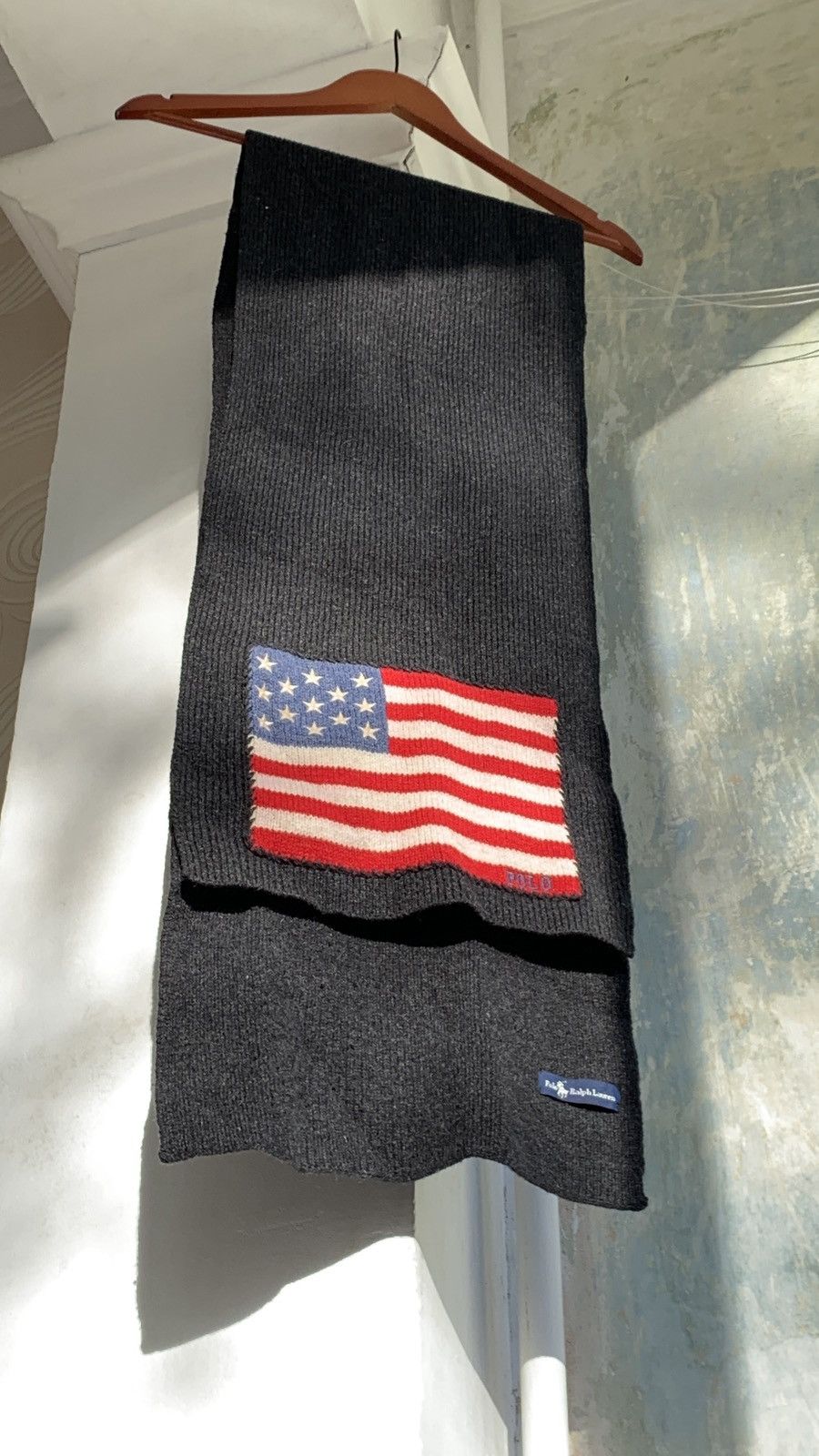 Vintage 🇺🇸 Polo Ralph Lauren USA Scarf Y2K VTG Hype Size ONE SIZE - 1 Thumbnail