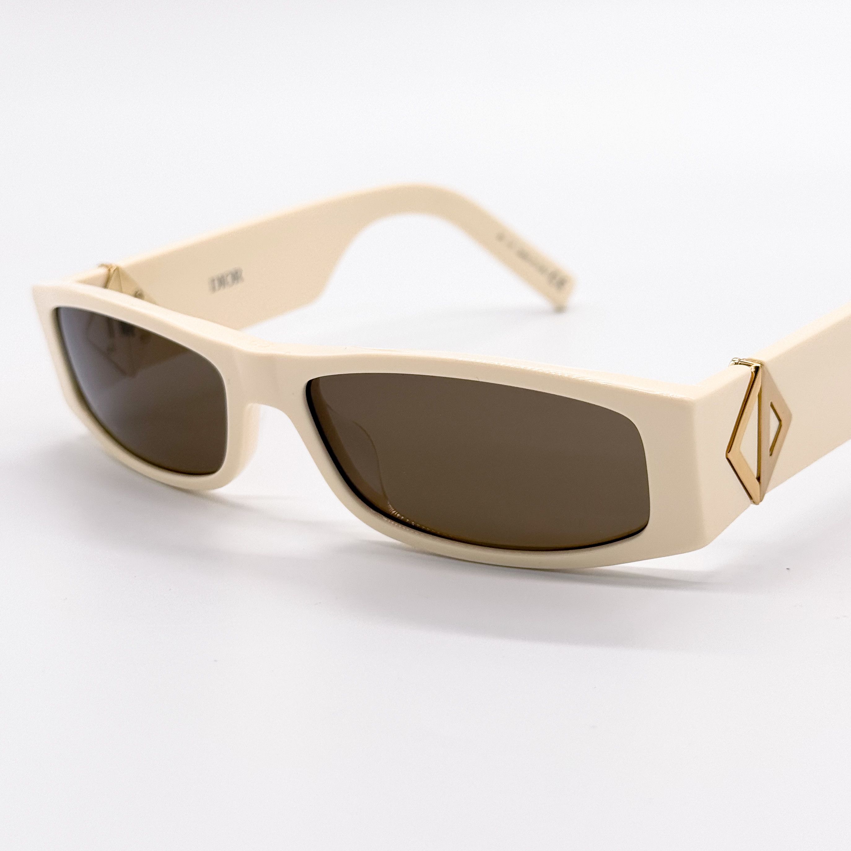 Dior NEW DIOR CD DIAMOND S1I 50F0 IVORY UNISEX SUNGLASSES Size ONE SIZE - 5 Thumbnail